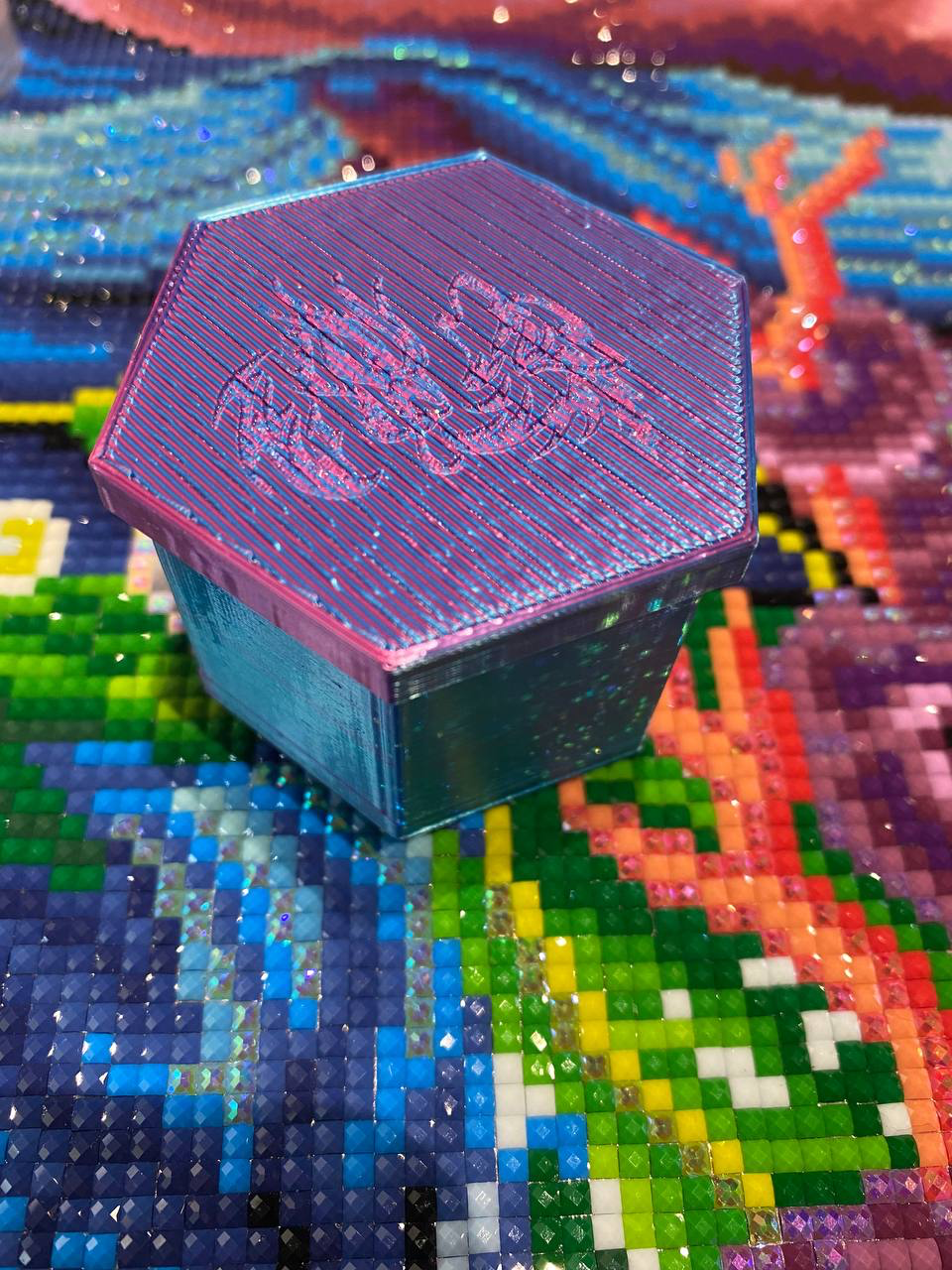 Diamantmalerei, Punkt, 5D-Mosaikbohrer. Mülleimer für Diamantkunst, Strasssteine, Bohrer