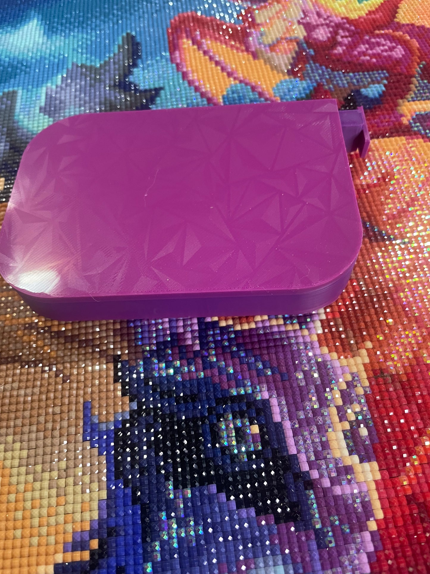 Plateau Diamond Art de luxe aux couleurs de soie pour points de diamant, peinture 5d, forets de peinture au diamant