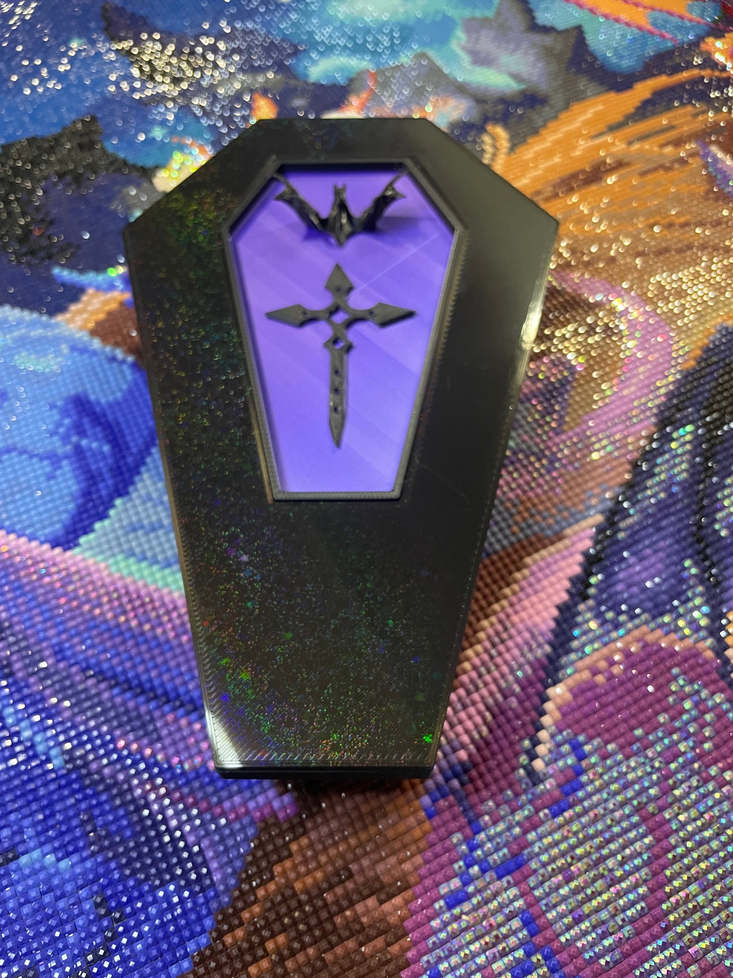Majestic Drillgon Cover Minder – Règle votre scène artistique diamantée, outil essentiel pour les artistes, cadeau idéal pour les créatifs