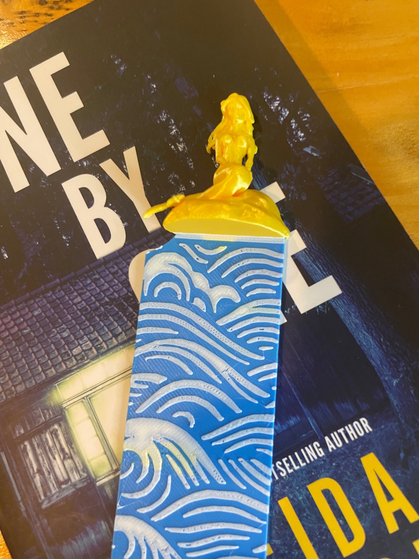 Mermaid 3D Printed Bookmark, Unique Fantasy Book Accessory for Reading Fun, Ideal Gift for Readers