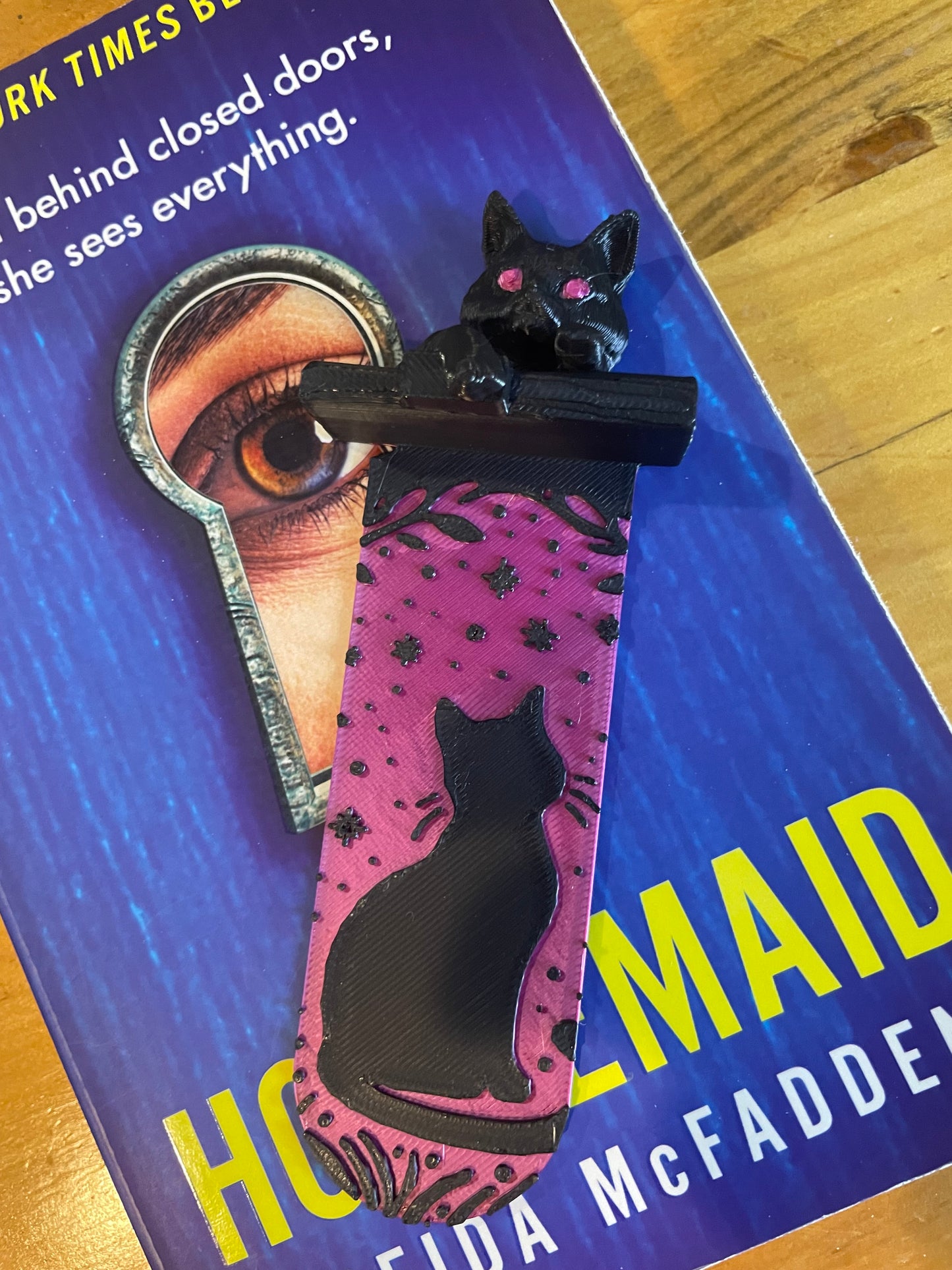 Cat 3D Bookmark, Cute 3D Printed Cat Design, Perfect Reading Accessory, Ideal Gift for Book Lovers and Cat Enthusiasts