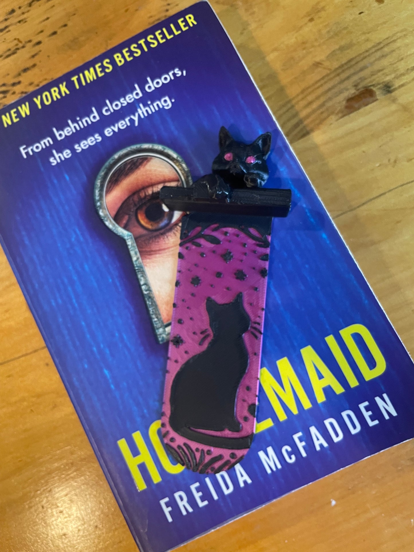 Cat 3D Bookmark, Cute 3D Printed Cat Design, Perfect Reading Accessory, Ideal Gift for Book Lovers and Cat Enthusiasts