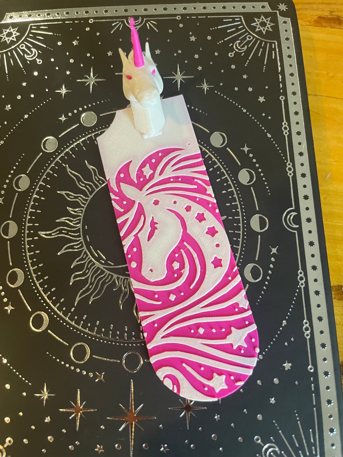 Unicorn 3D Bookmark, Whimsical 3D Printed Magic Book Accessory, Perfect for Book Lovers Gift