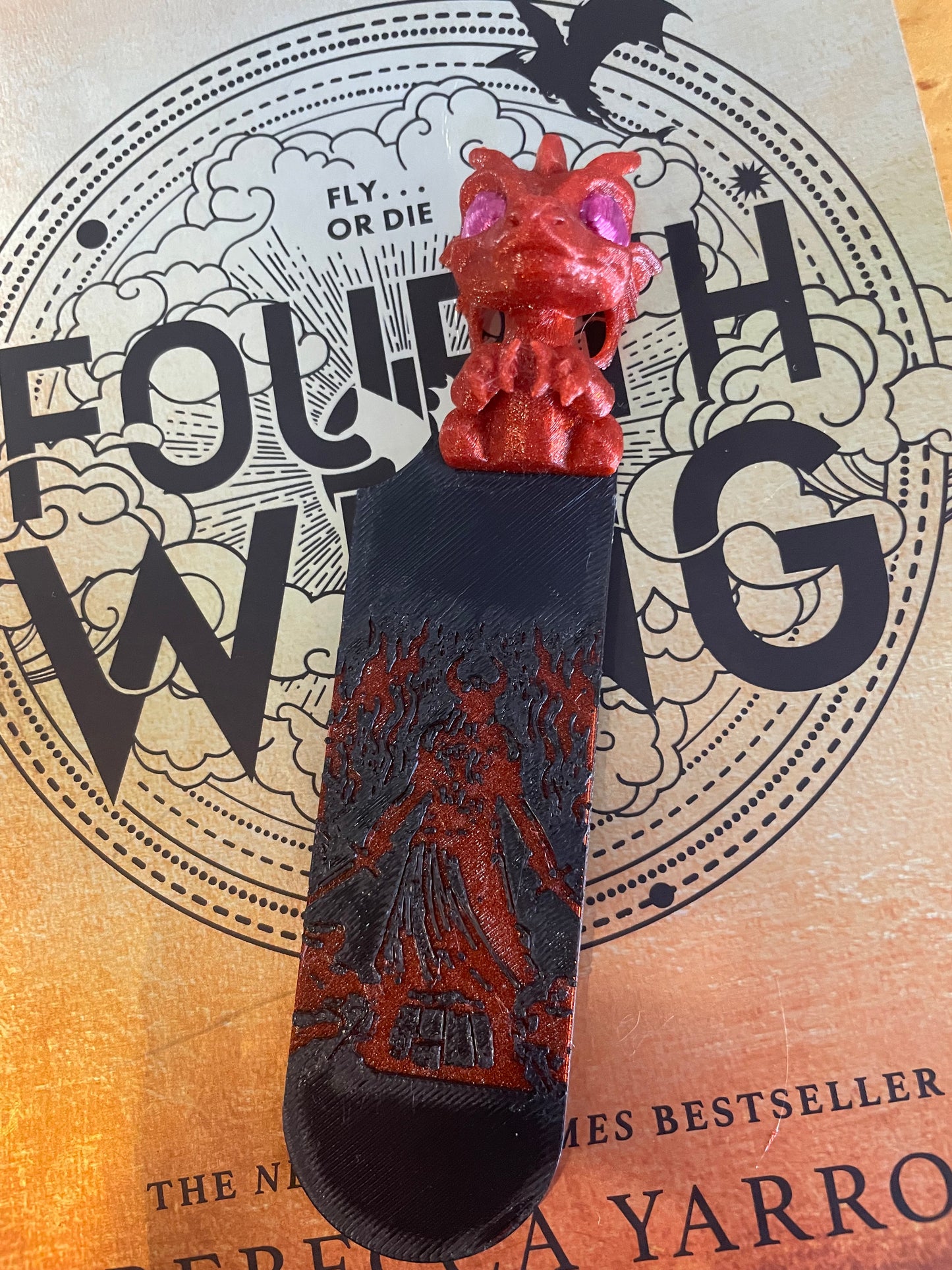 Cute Dragon 3D Bookmark, Adorable 3D Printed Fantasy Book Accessory, Perfect Reader’s Gift