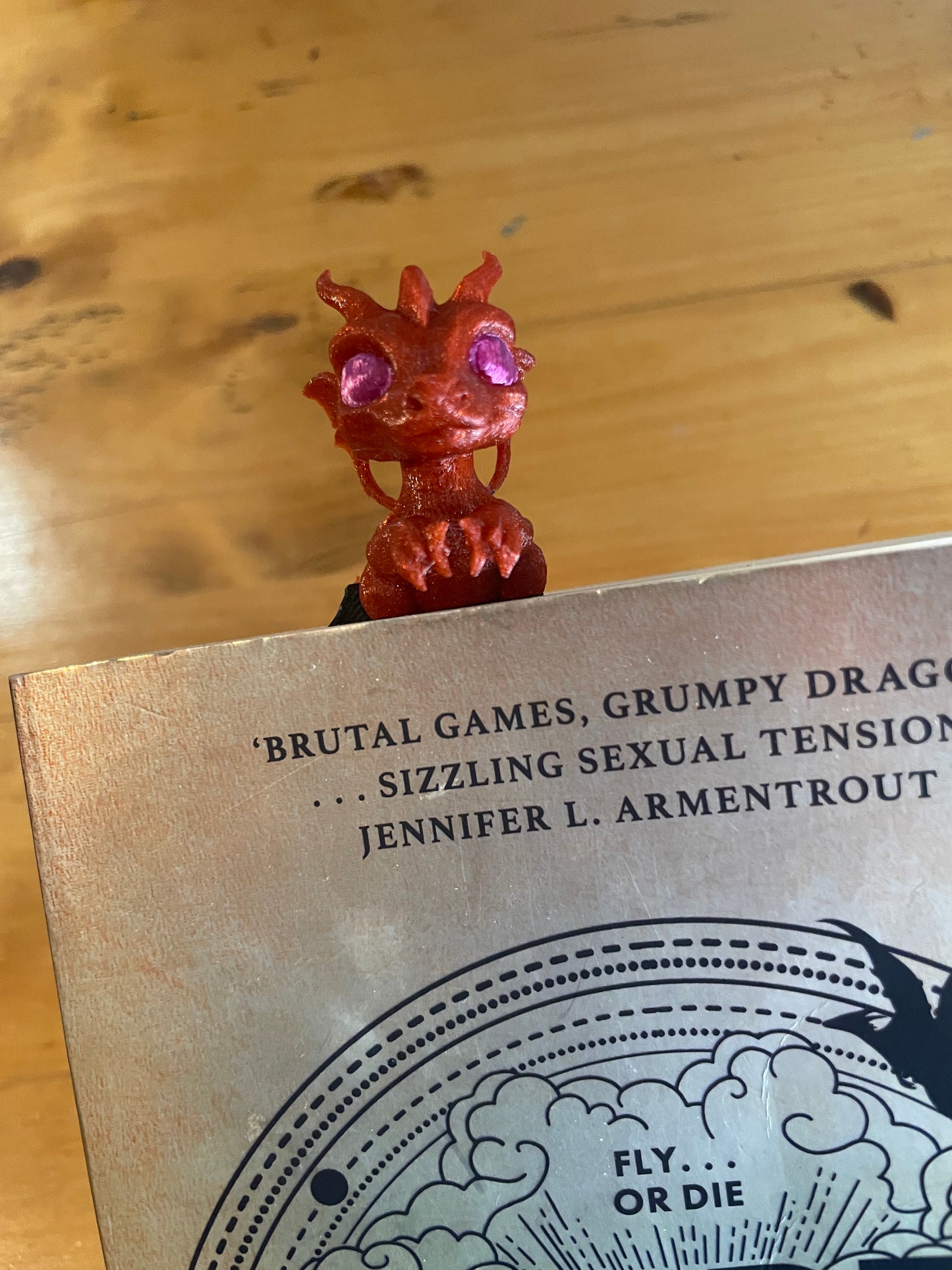 Cute Dragon 3D Bookmark, Adorable 3D Printed Fantasy Book Accessory, Perfect Reader’s Gift