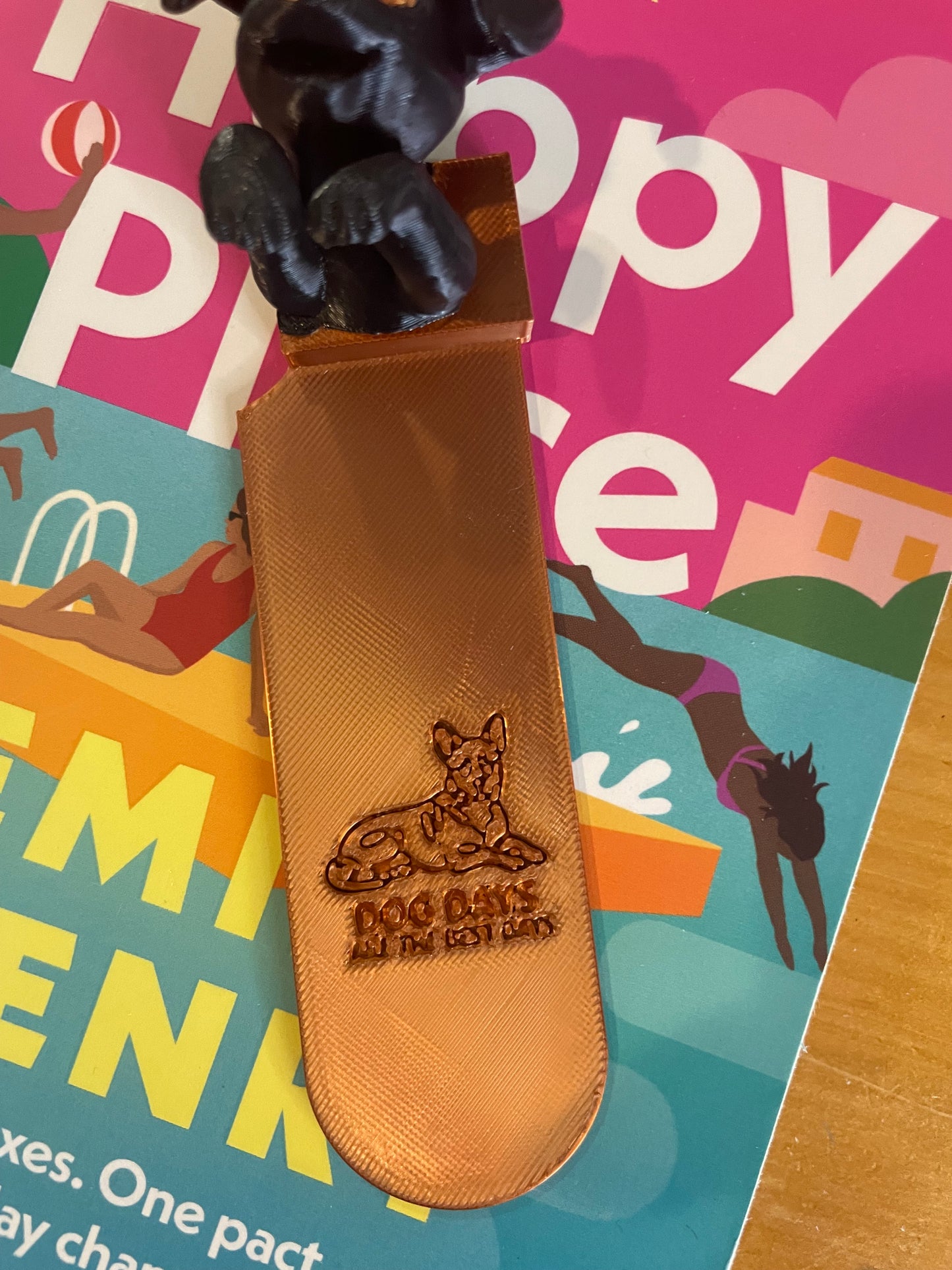 Puppy Dog 3D Bookmark, Cute 3D Printed Puppy Design, Perfect Reading Accessory for Book Lovers, Unique Gift for Dog Lovers