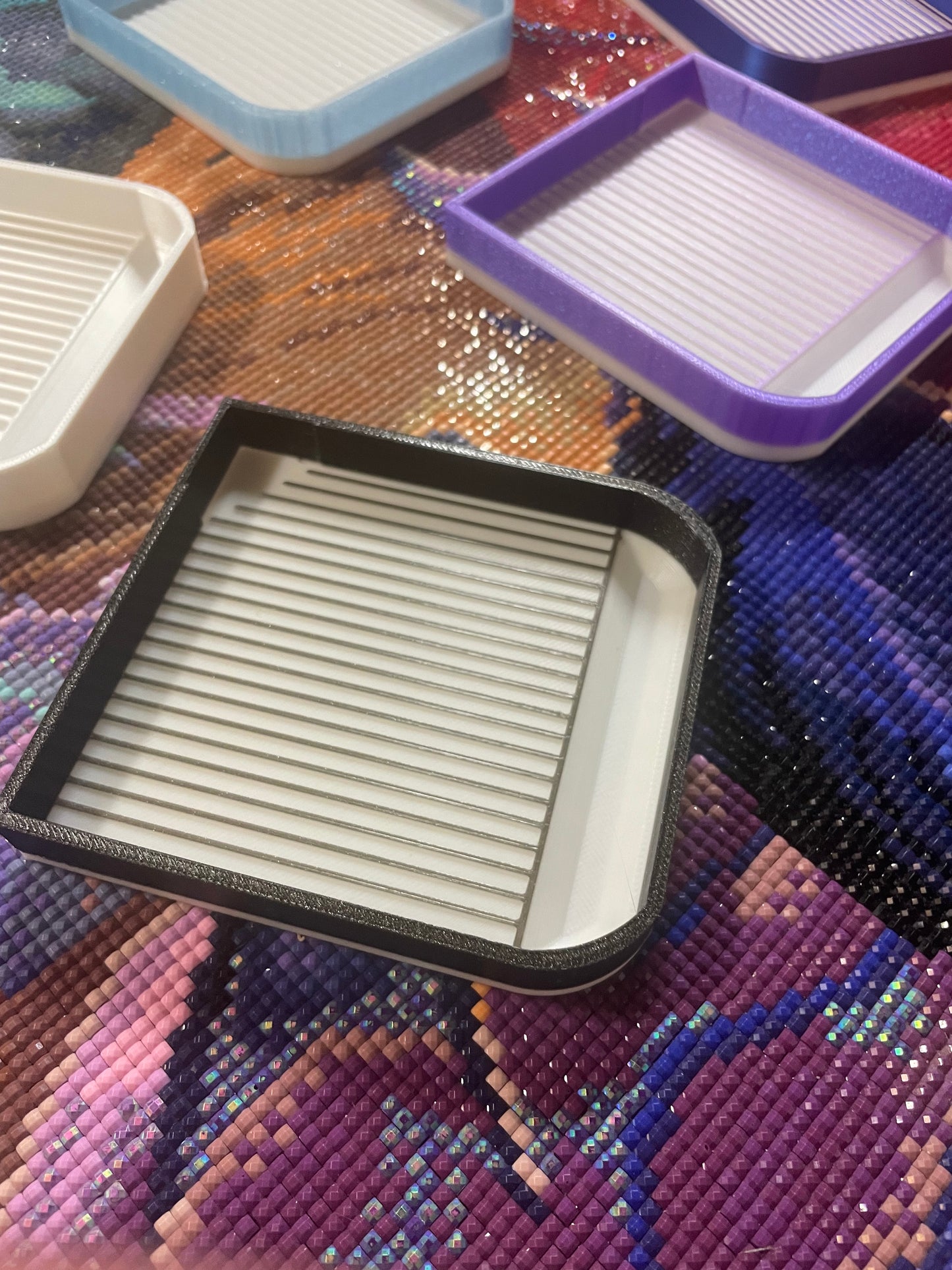 Half Scale Dragonling Diamond Art Tray– White Belly Version
