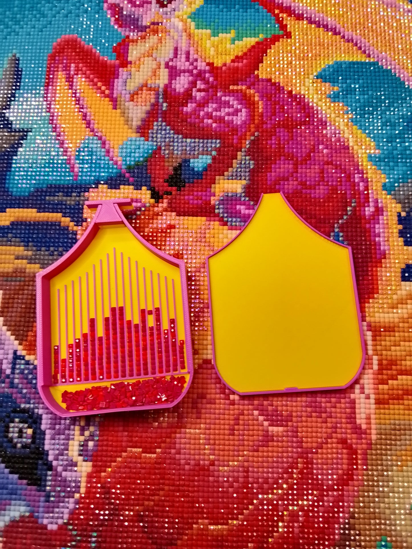 Smol Dragon Diamond Art Tray – Who Needs Washi Tape? Not You! – Our Smallest Dragon Tray – Artisan's Top Pick Gift!
