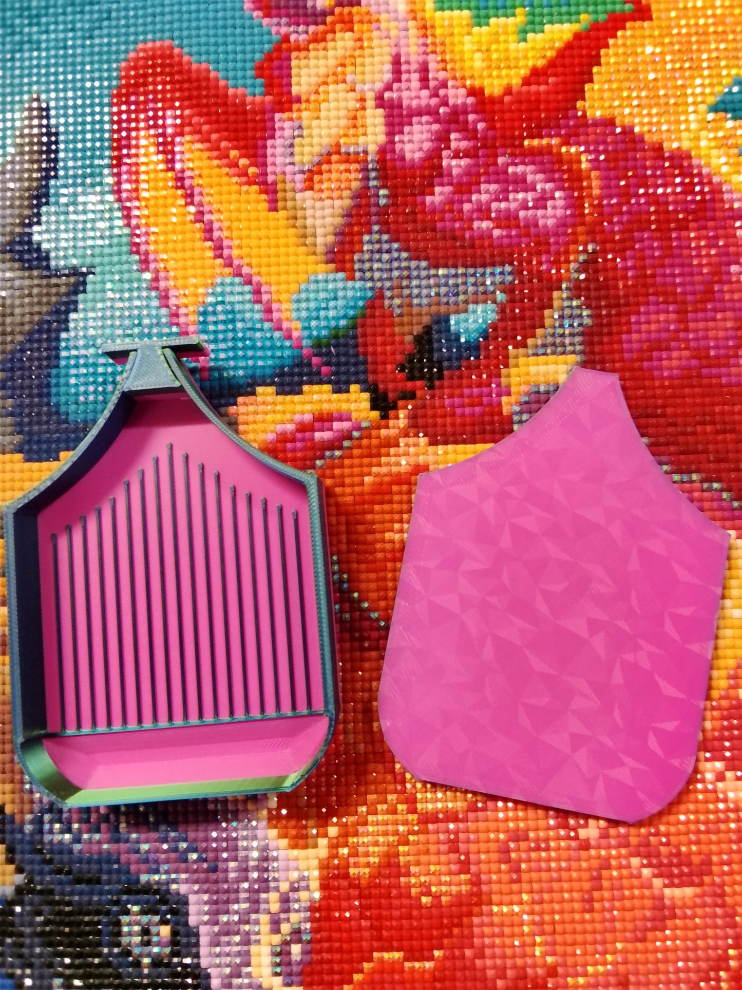 Smol Dragon Diamond Art Tray – Who Needs Washi Tape? Not You! – Our Smallest Dragon Tray – Artisan's Top Pick Gift!