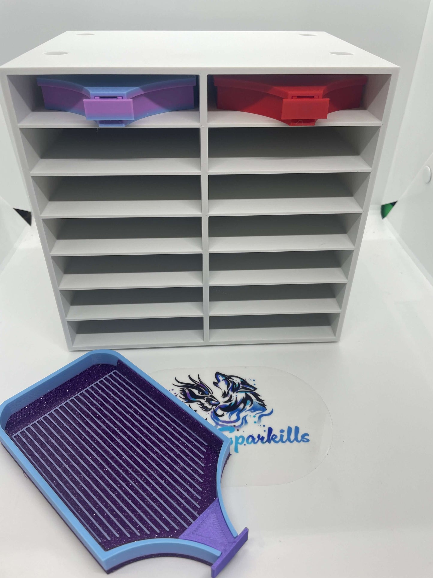 Stylish Diamond Art Tray Tower Storage For Dragon