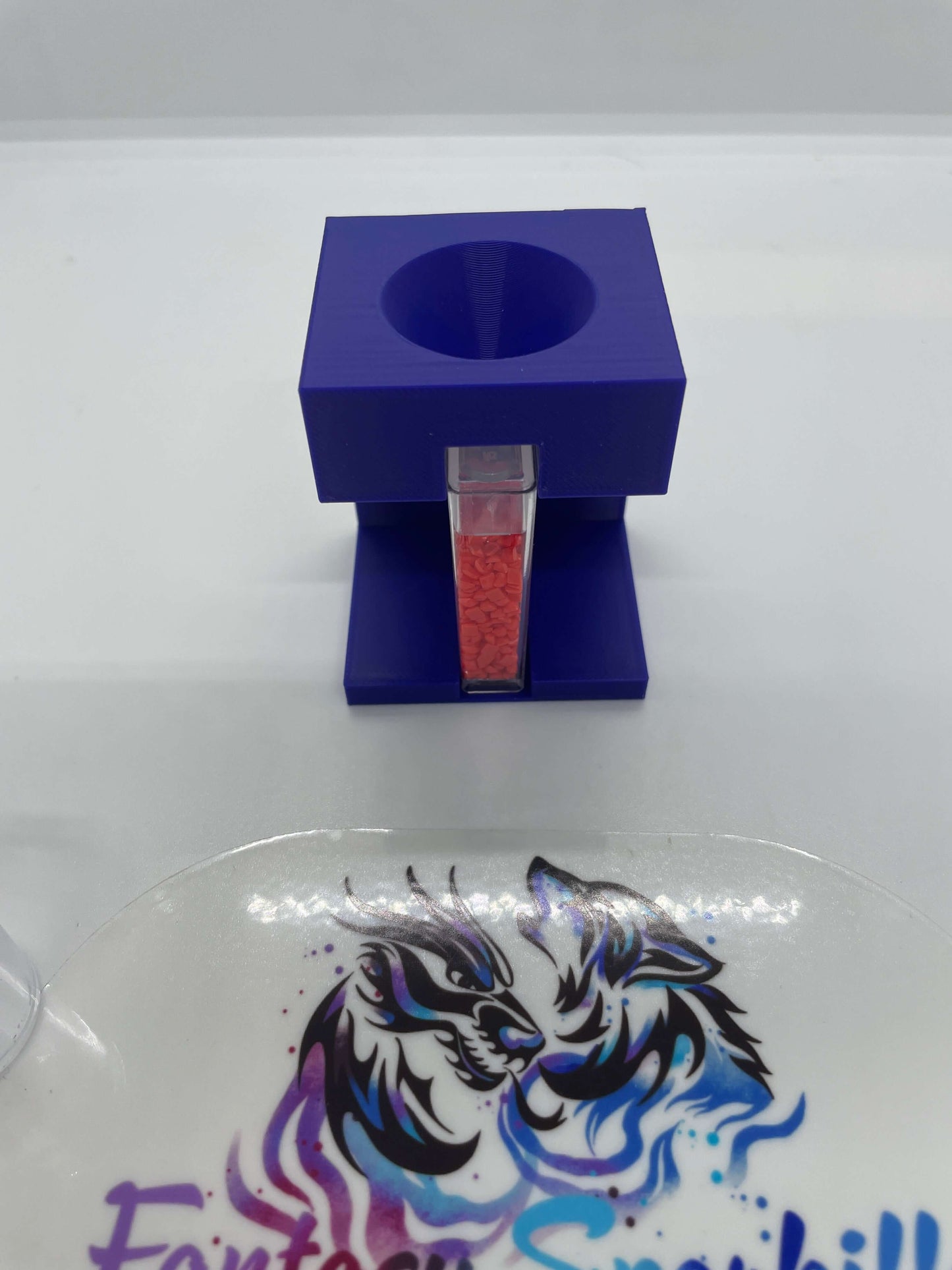 Glitter Guru's Dream: Handy Diamond Art Funnel, TicTac Type Container Fit, Craft Room Essential, Unique Gift for Creatives