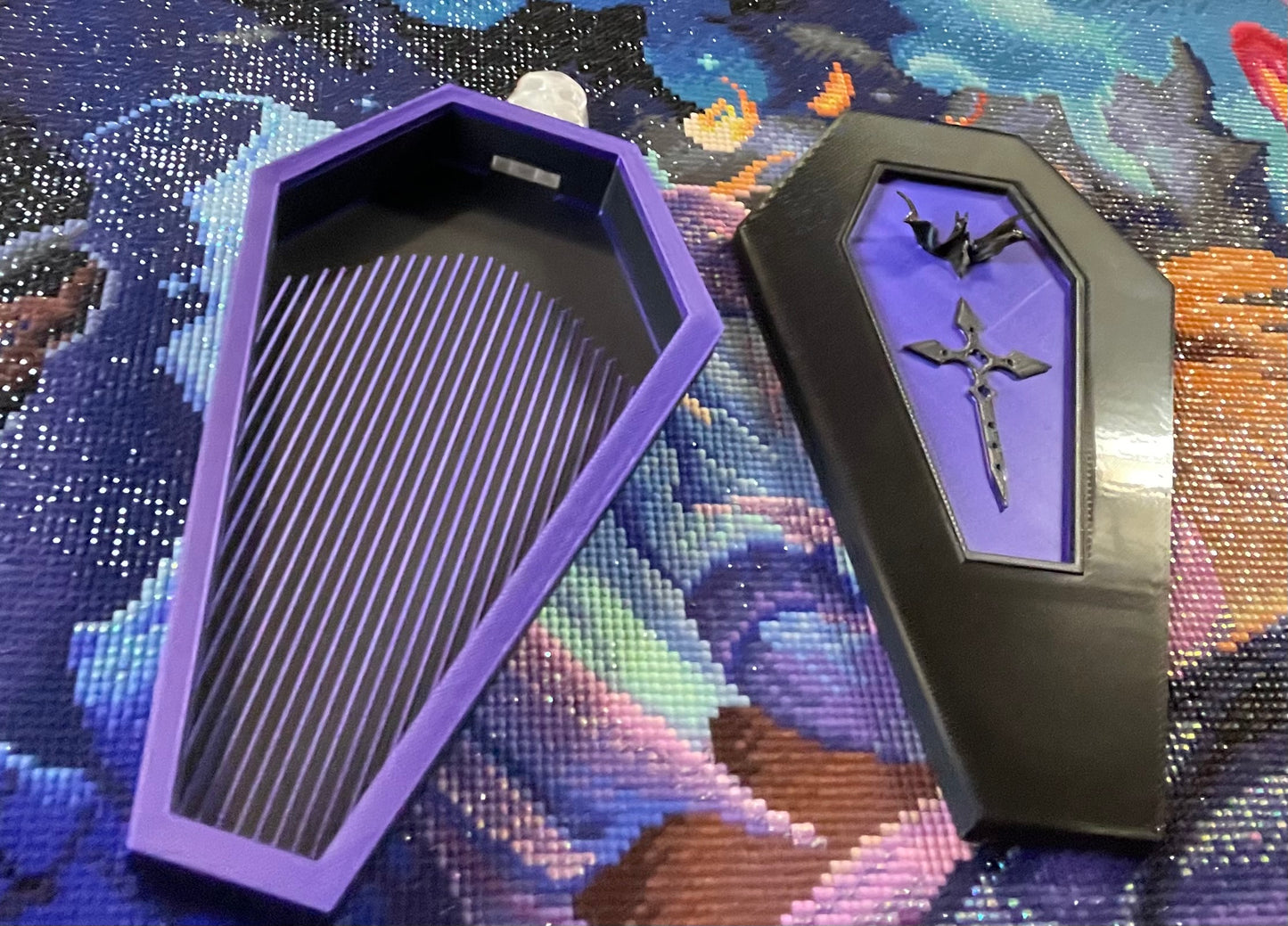Majestic Drillgon Cover Minder – Règle votre scène artistique diamantée, outil essentiel pour les artistes, cadeau idéal pour les créatifs