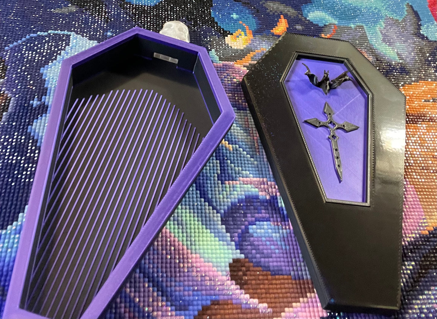 Majestic Drillgon Cover Minder – Règle votre scène artistique diamantée, outil essentiel pour les artistes, cadeau idéal pour les créatifs