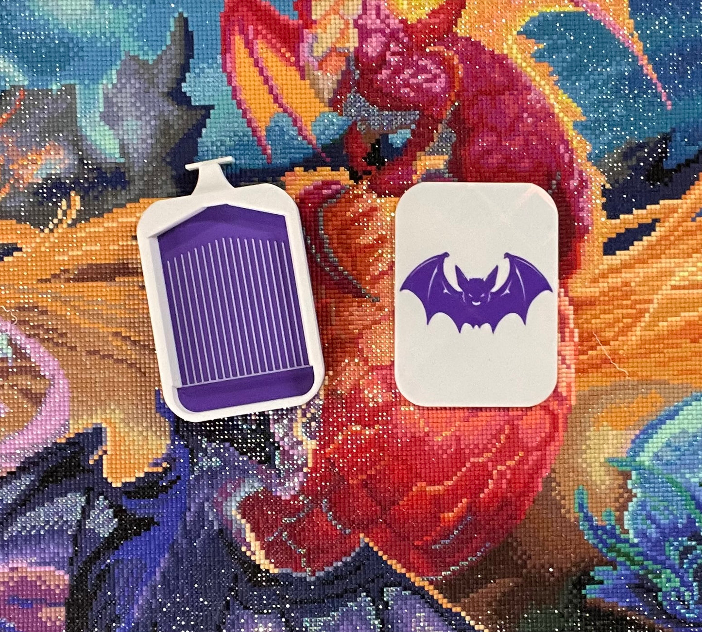 Deluxe Diamond Art Tablett in Seidenfarben für Diamantpunkte, 5D-Malerei, Diamantmalerei-Bohrer