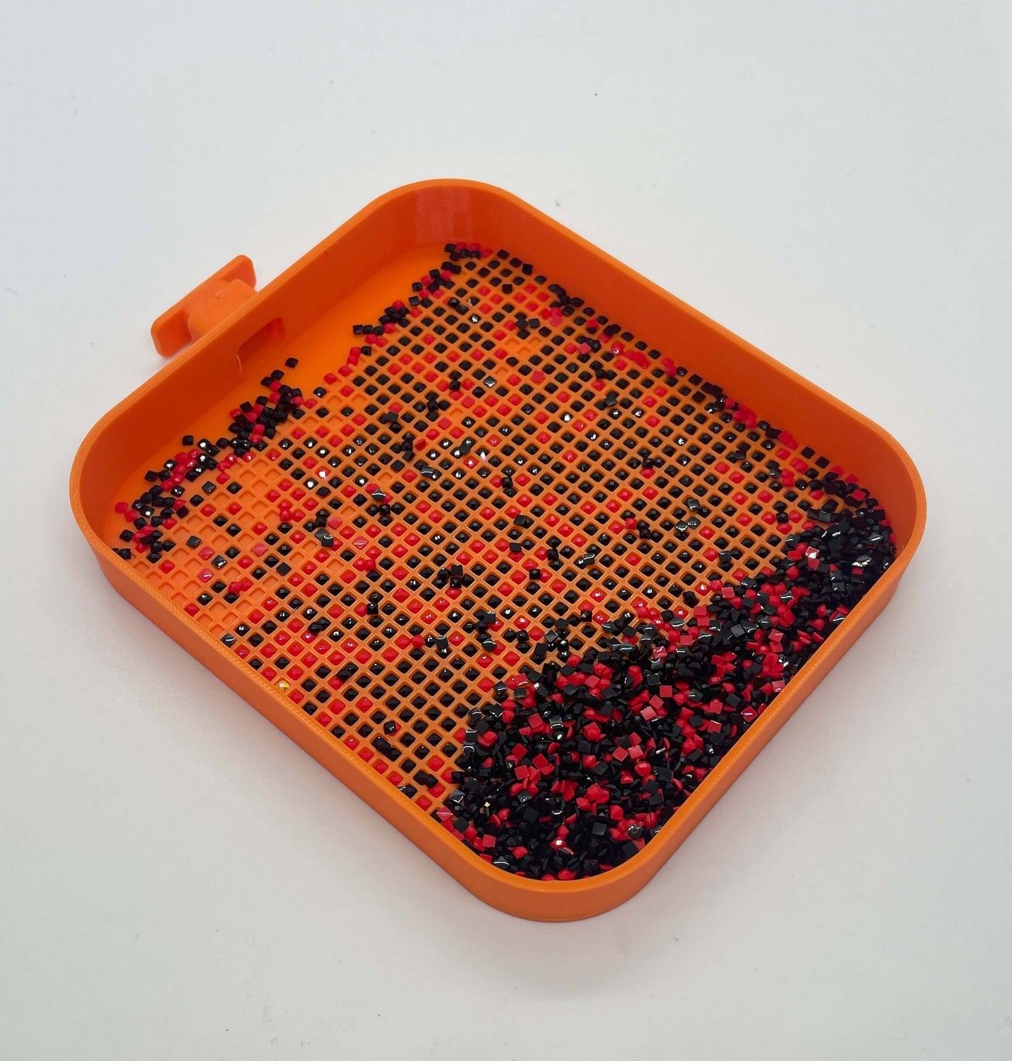 Schickes großes Diamant-Maltablett, eleganter rechteckiger Einzelplatzierer, unverzichtbares Bastelzubehör, perfektes Geschenk für Diamant-Kunst-Fans