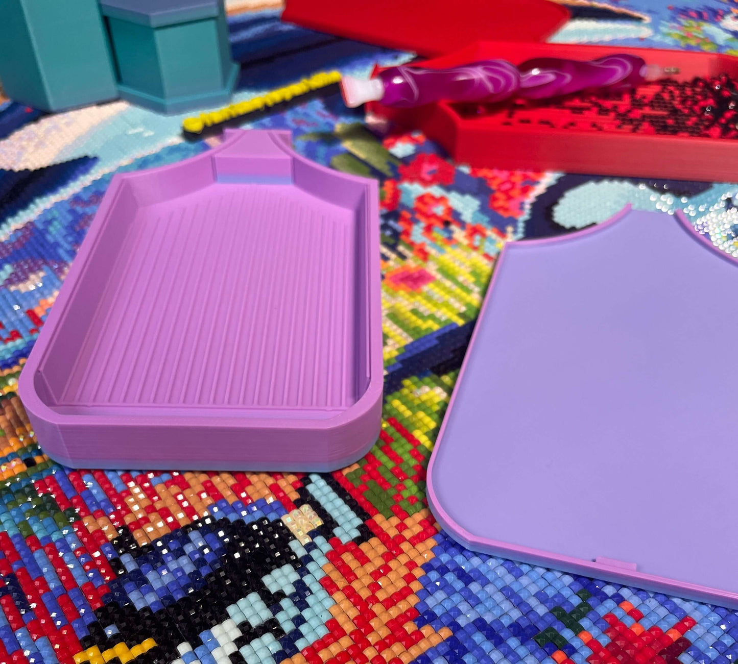 Sleek Dragon Diamond Art Tray In One Colourway– Who Needs Washi Tape? Not You!