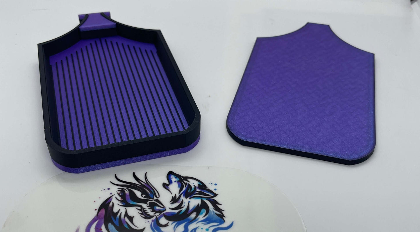 Sleek Dragon Diamond Art Tray! The Flat Base Version without Drill Reservoir