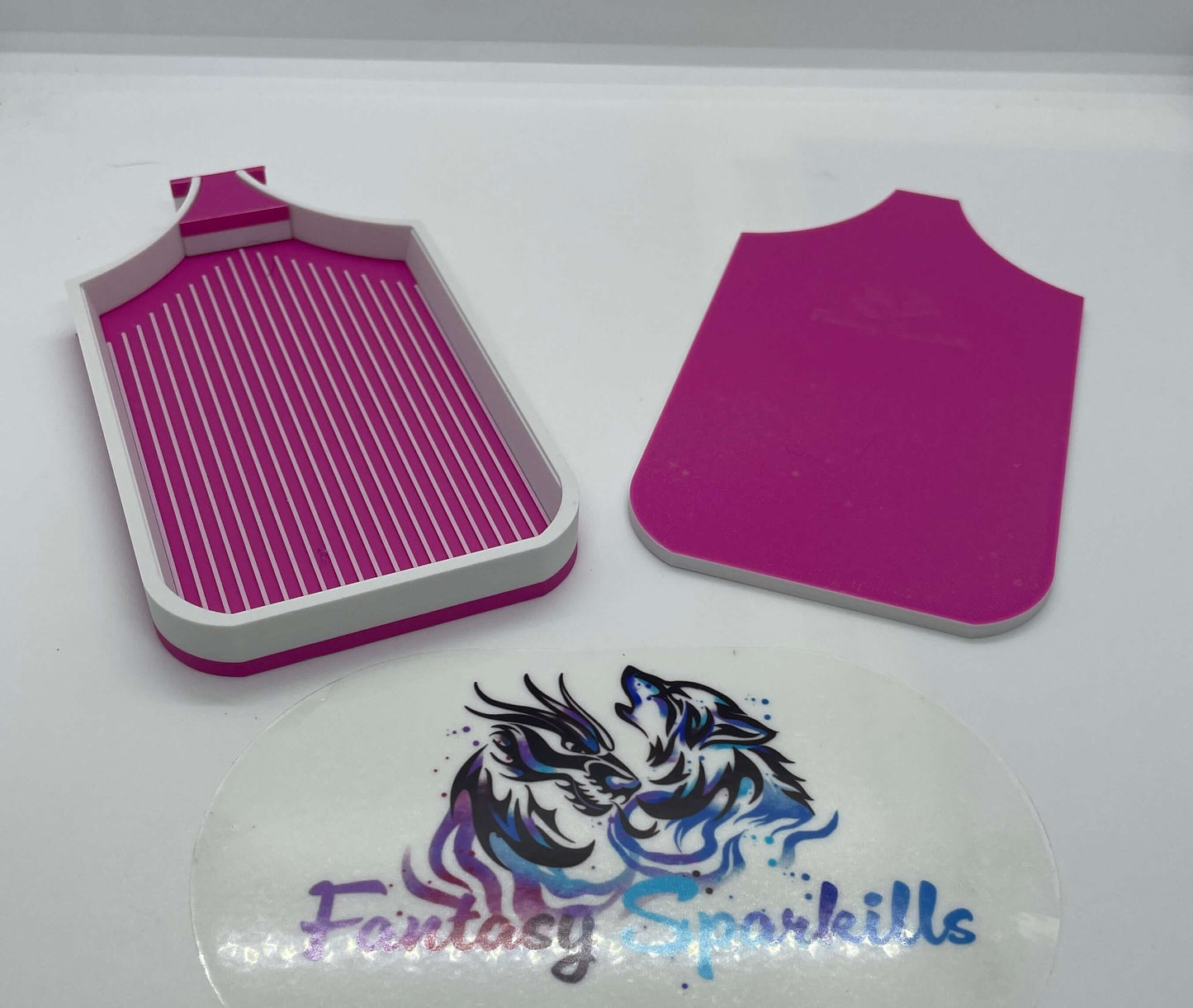 Sleek Dragon Diamond Art Tray! The Flat Base Version without Drill Reservoir
