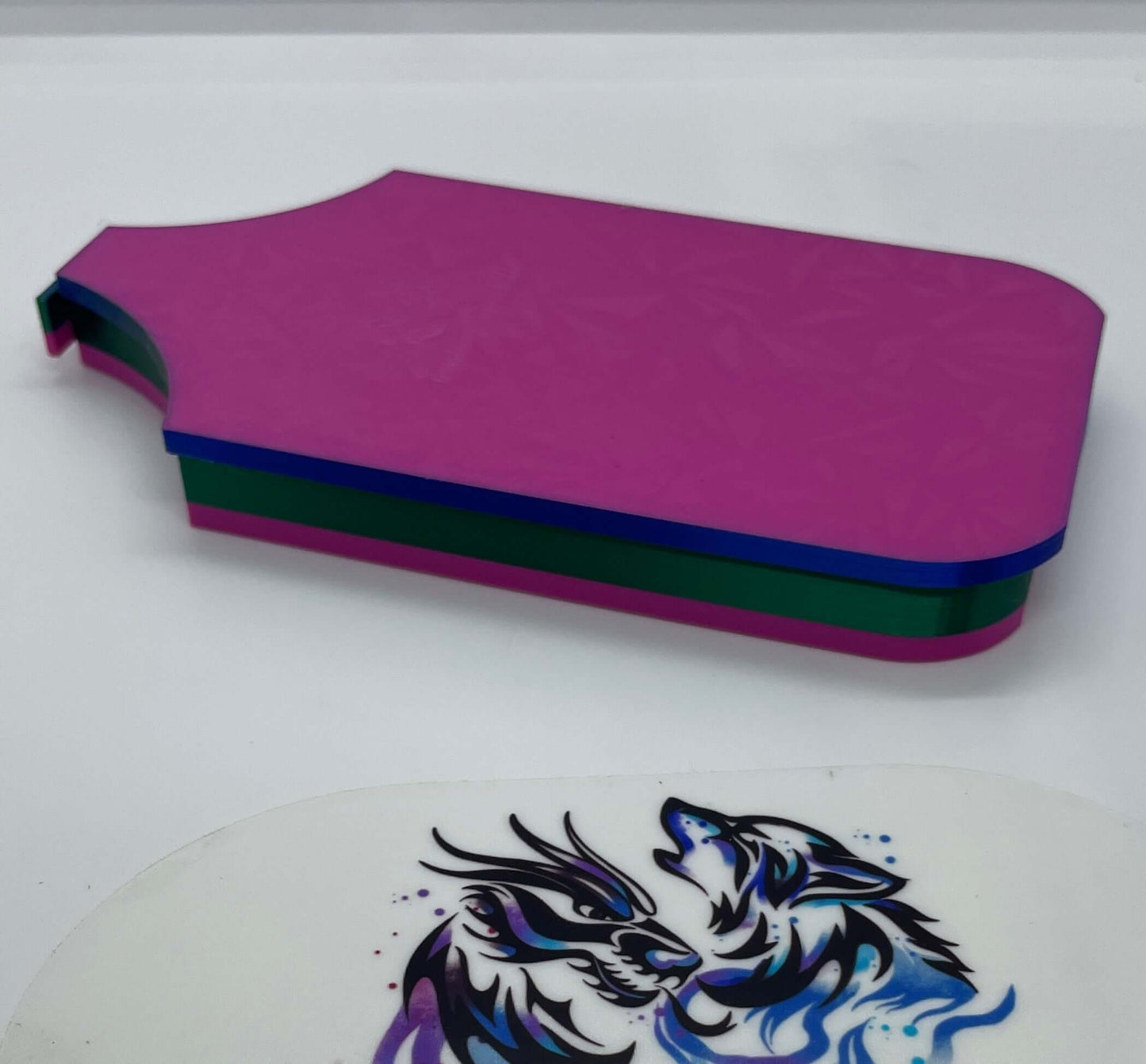 Sleek Dragon Diamond Art Tray! The Flat Base Version without Drill Reservoir