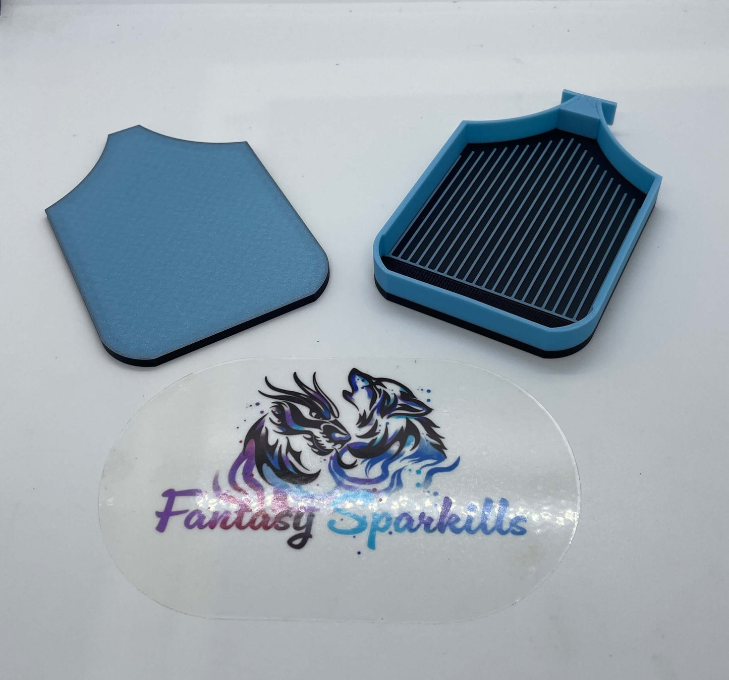 Glow-in-the-Dark Diamond Art Tray - Ghost Dragonling Design, Flawless Drill Alignment, Spooky Crafting Essential, Great Gift for Artists