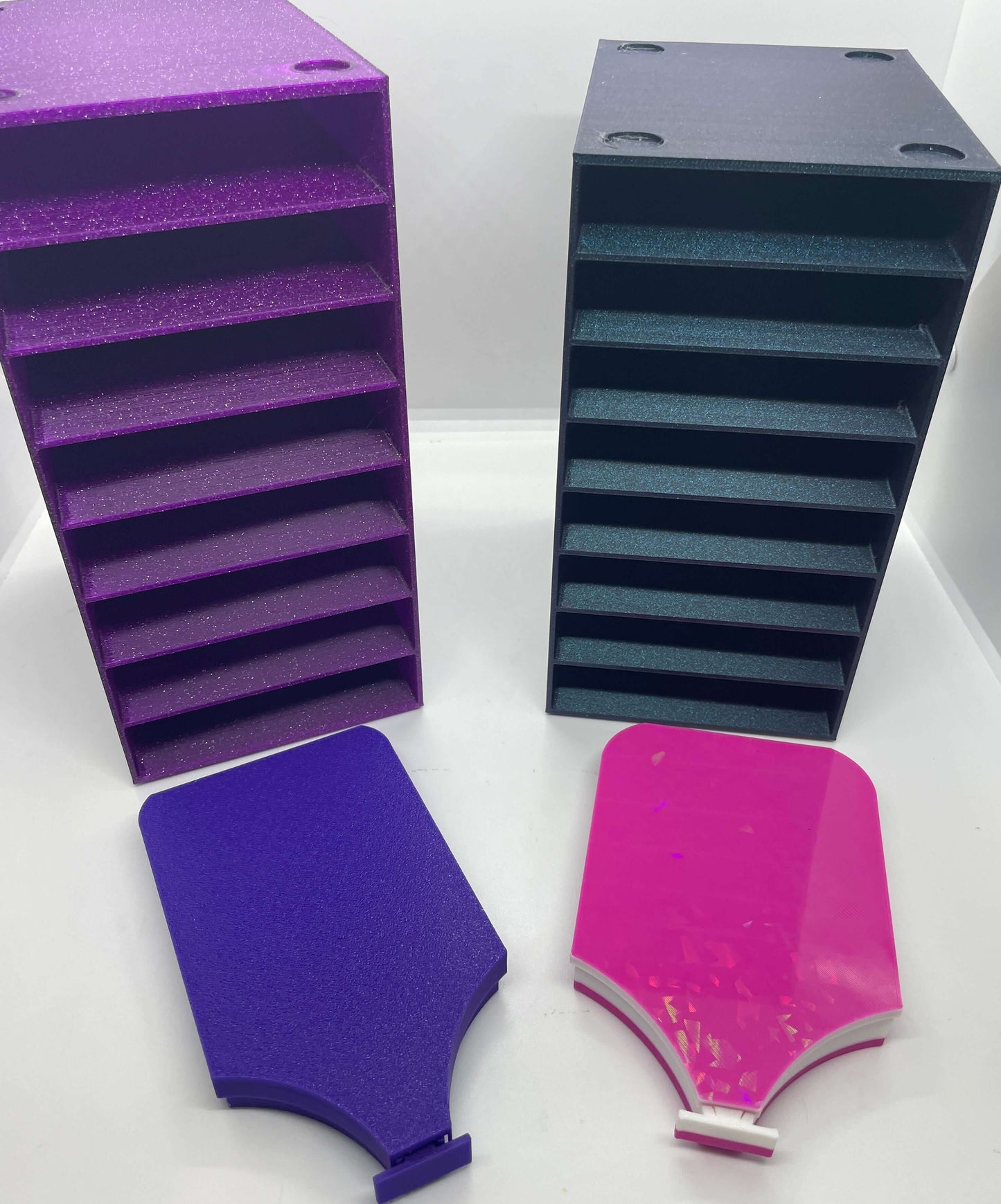 Single Slot & Double Slot Wide Tower Storage for Dragonlings, Small Magnetsarus, Medium Deluxe trays And Large Basic Diamond Art Trays