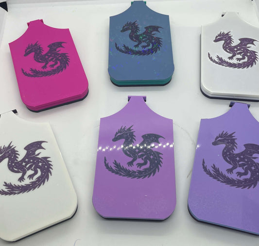 Enchanting Space Dragons Diamond Art Tray, Galactic Sparkle Holder, For Diamond Painting Fans, Perfect Craft Gift