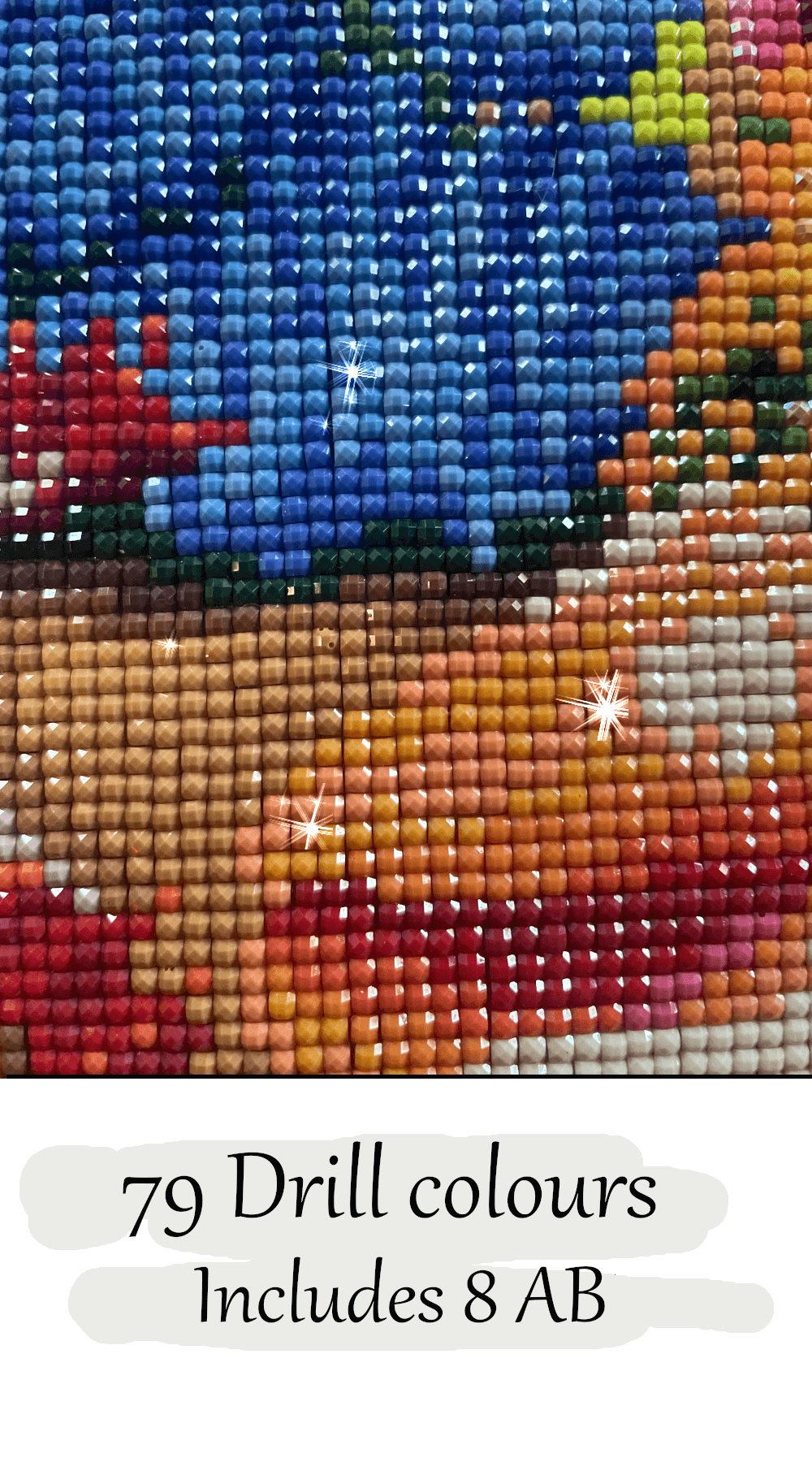 Die Wolfskönig-Fantasie-Sparkills, handgerendertes Diamant-Kunstgemälde, 90 x 58,95 cm (35,43 x 23,2 Zoll).