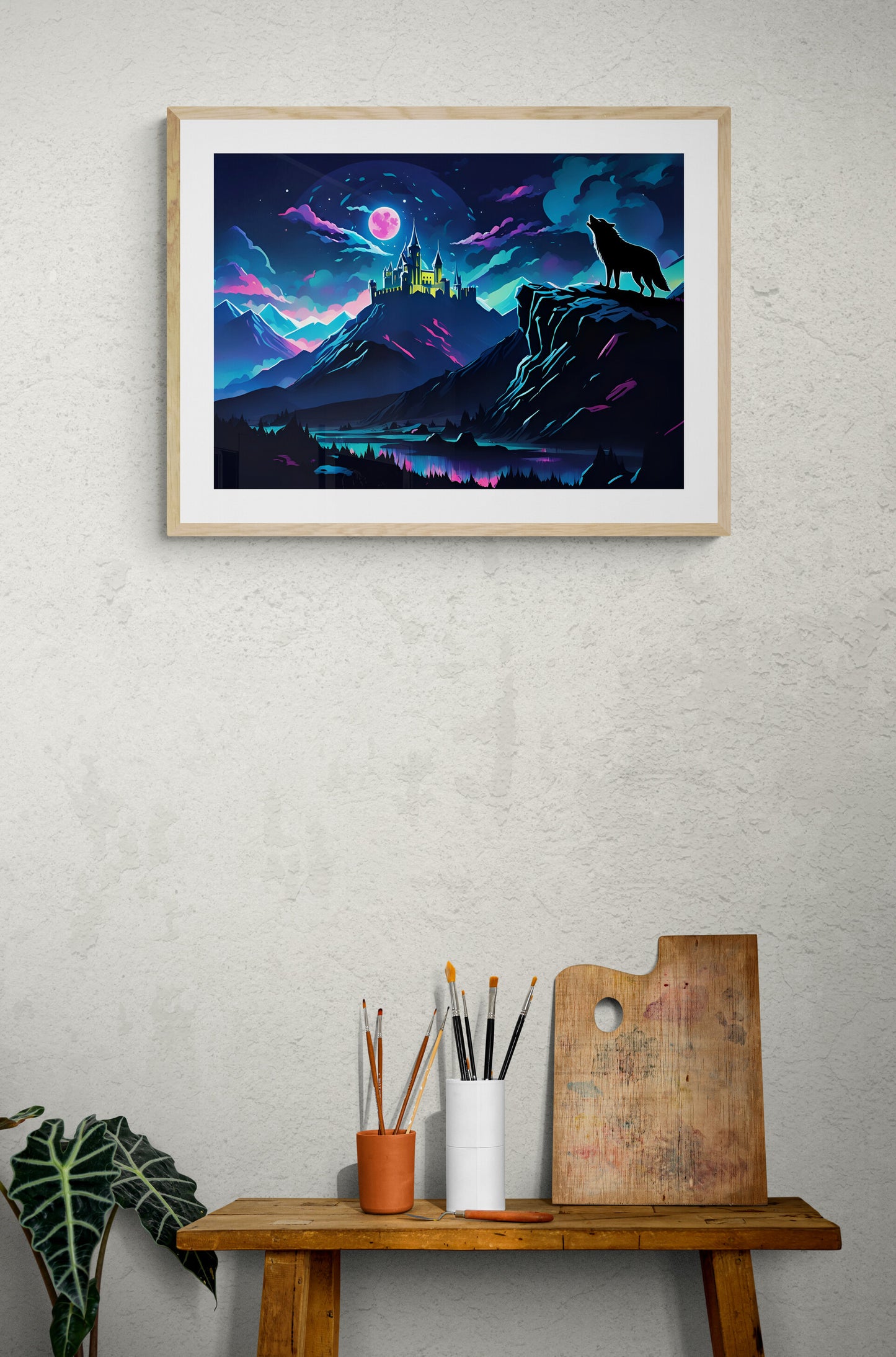 Dragonlings Fantasy Sparkills, handgerendertes Diamant-Kunstgemälde, 95 x 52,8 cm (37,4 x 20,79 Zoll).