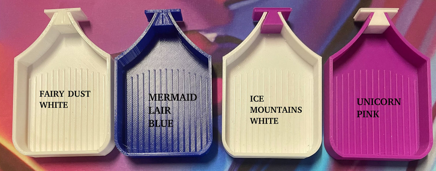 Grand plateau d'art Basic Diamond et deux petits plateaux d'art Basic Diamond.