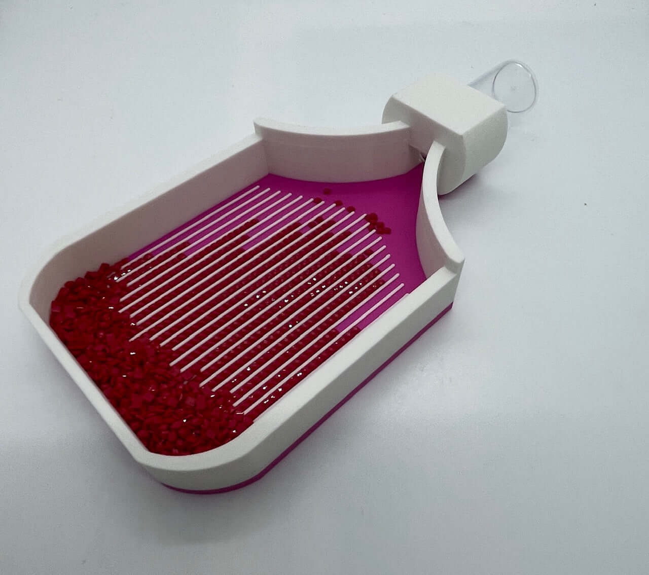 Screw & Shake, Diamond Art Tray With Screw in Drill Container Capability - Who Needs Funnels? Not You!