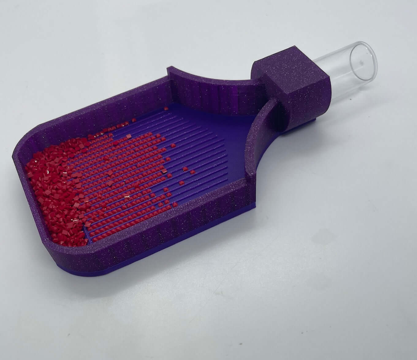 Screw & Shake, Diamond Art Tray With Screw in Drill Container Capability - Who Needs Funnels? Not You!