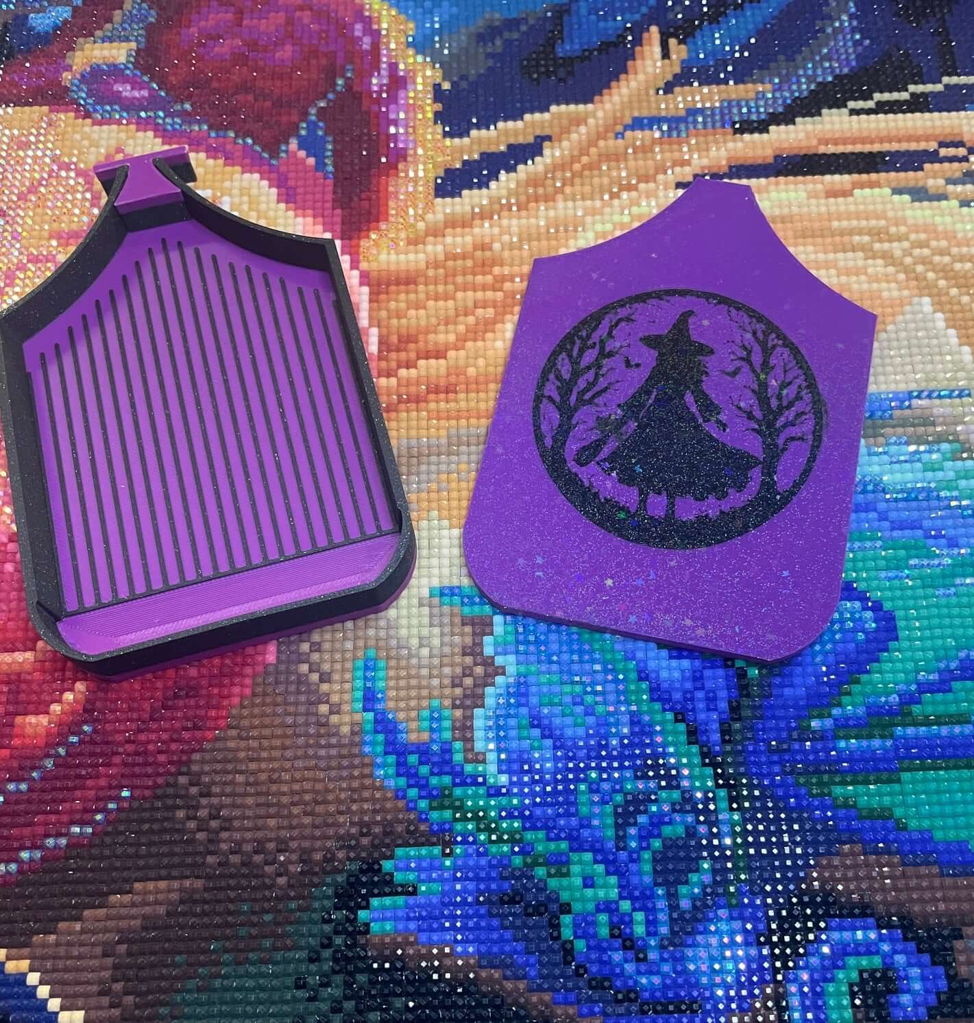Dark Fantasy Dragonling Diamond Art Trays Buy Separately Or In a Pack, Mermaid, Fire Angel, Unicorn, Harpy & Witch