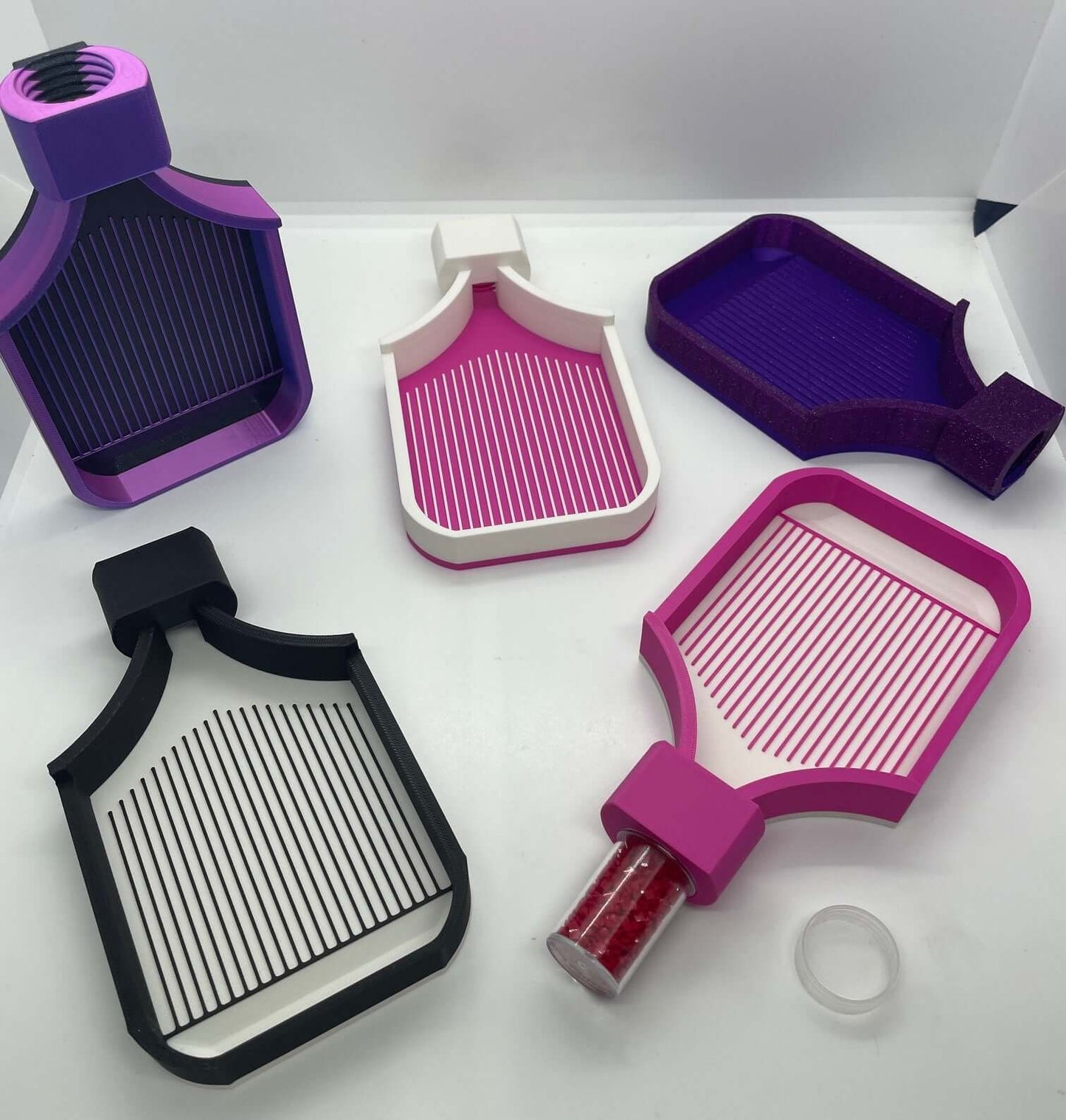 Screw & Shake, Diamond Art Tray With Screw in Drill Container Capability - Who Needs Funnels? Not You!