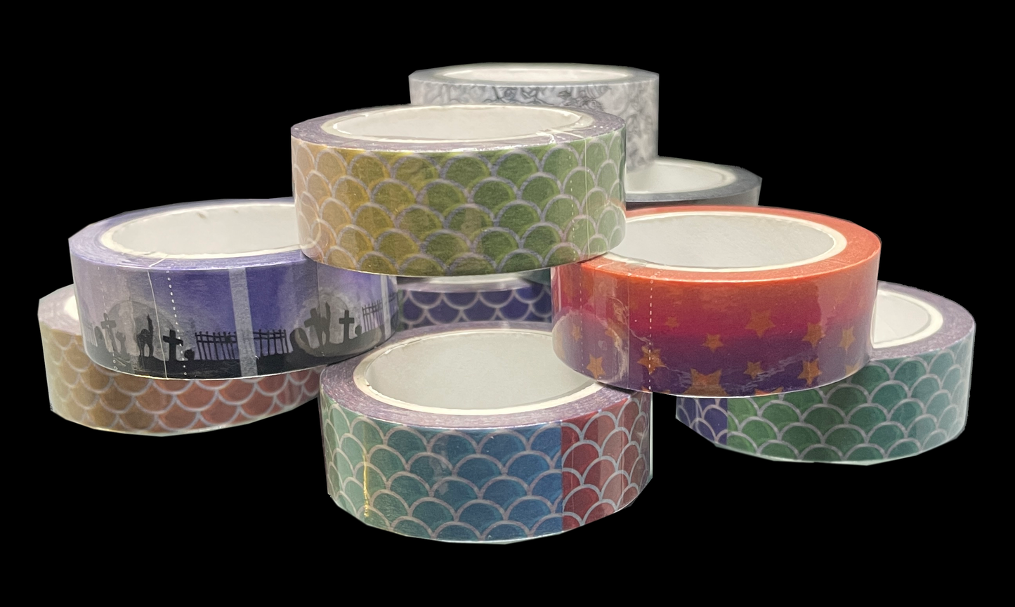 15 mm gruseliges Washi Tape für Diamond Art, Diamond Dots Leinwände