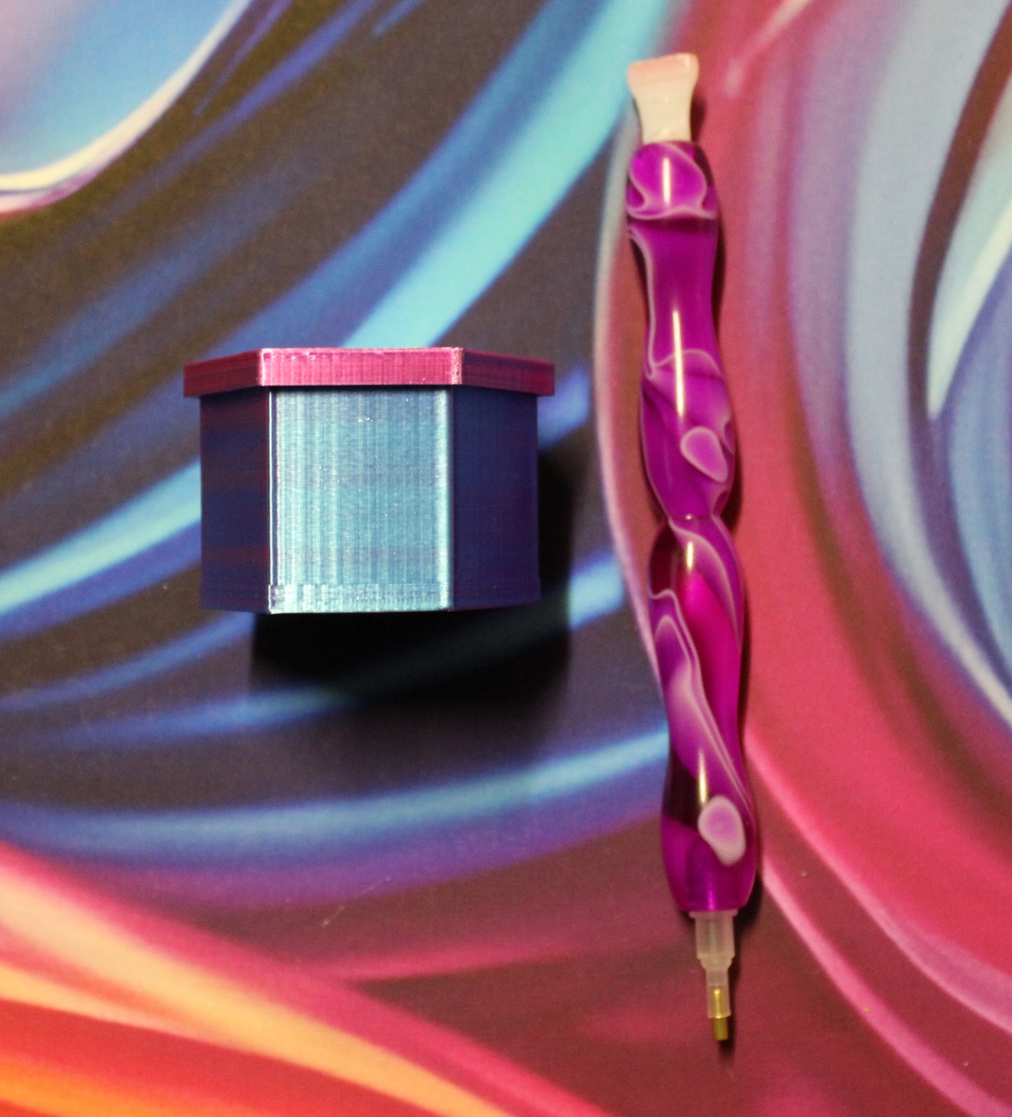 Diamantmalerei, Punkt, 5D-Mosaikbohrer. Mülleimer für Diamantkunst, Strasssteine, Bohrer