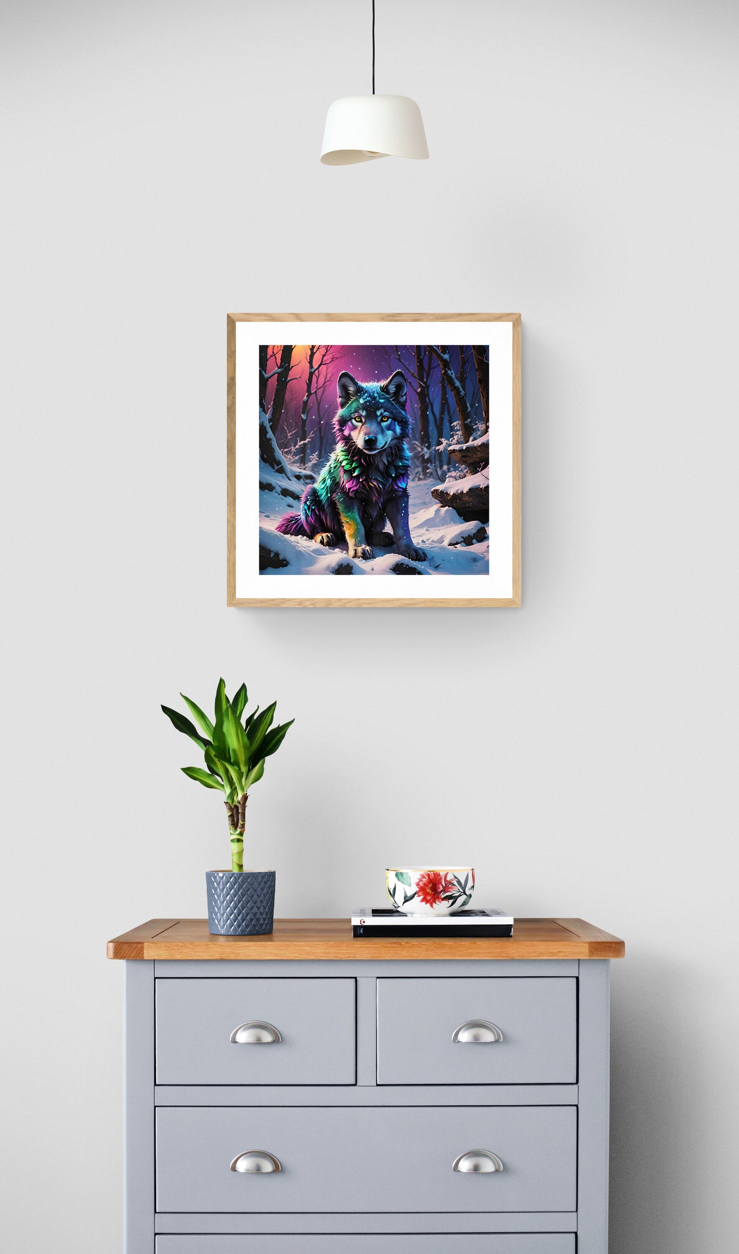 Dragonlings Fantasy Sparkills, handgerendertes Diamant-Kunstgemälde, 95 x 52,8 cm (37,4 x 20,79 Zoll).