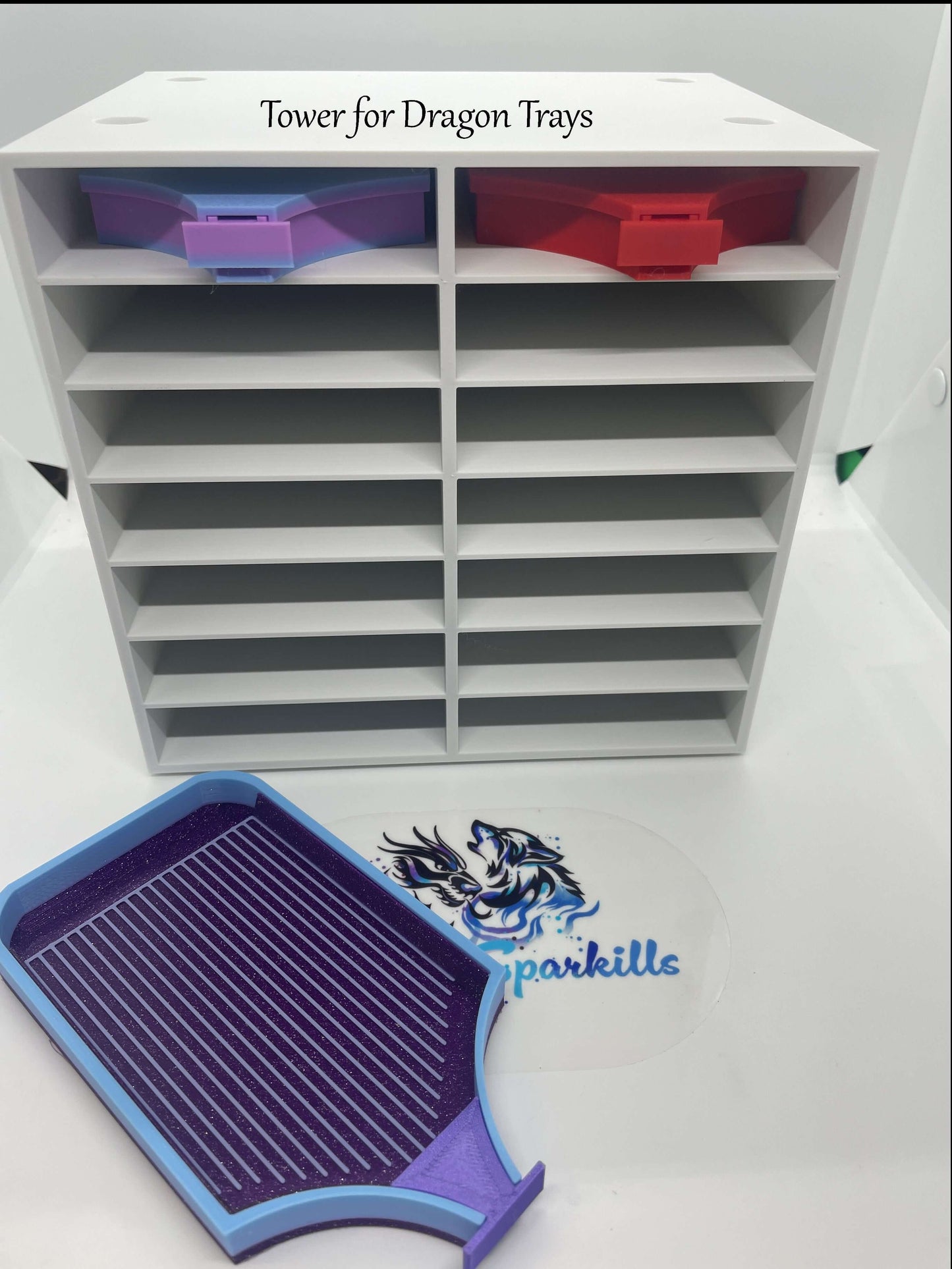 Sleek Dragon Diamond Art Tray – Who Needs Washi Tape? Not You! – Streamline Your Diamond Art Game – Artisan's Top Pick Gift!
