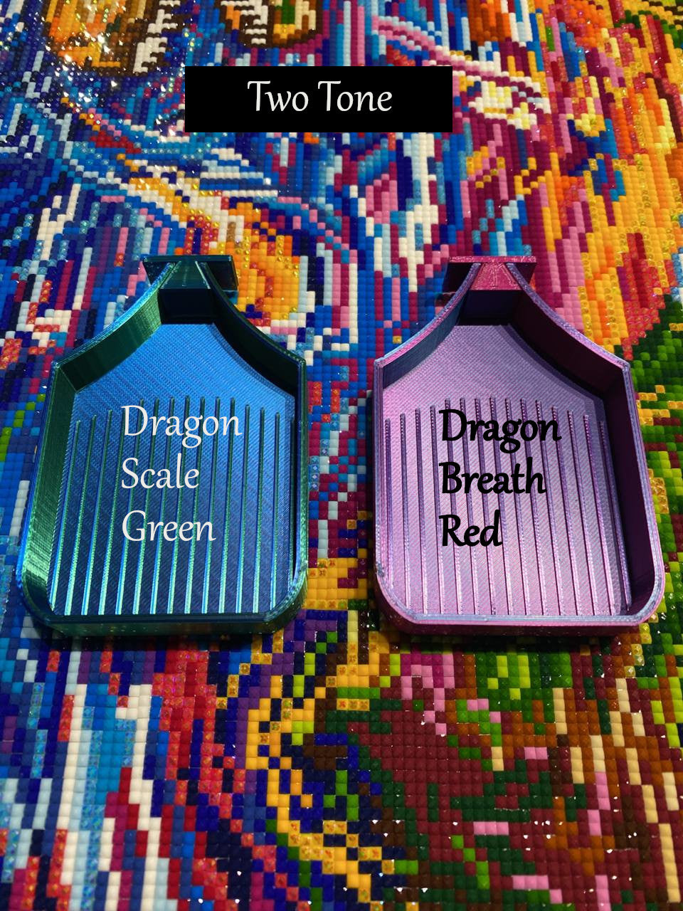 Plateau de base pour peinture diamant avec bouchon, couleurs fantaisie pour l'art du diamant, dotz diamant, plateau de perçage d'art 5d