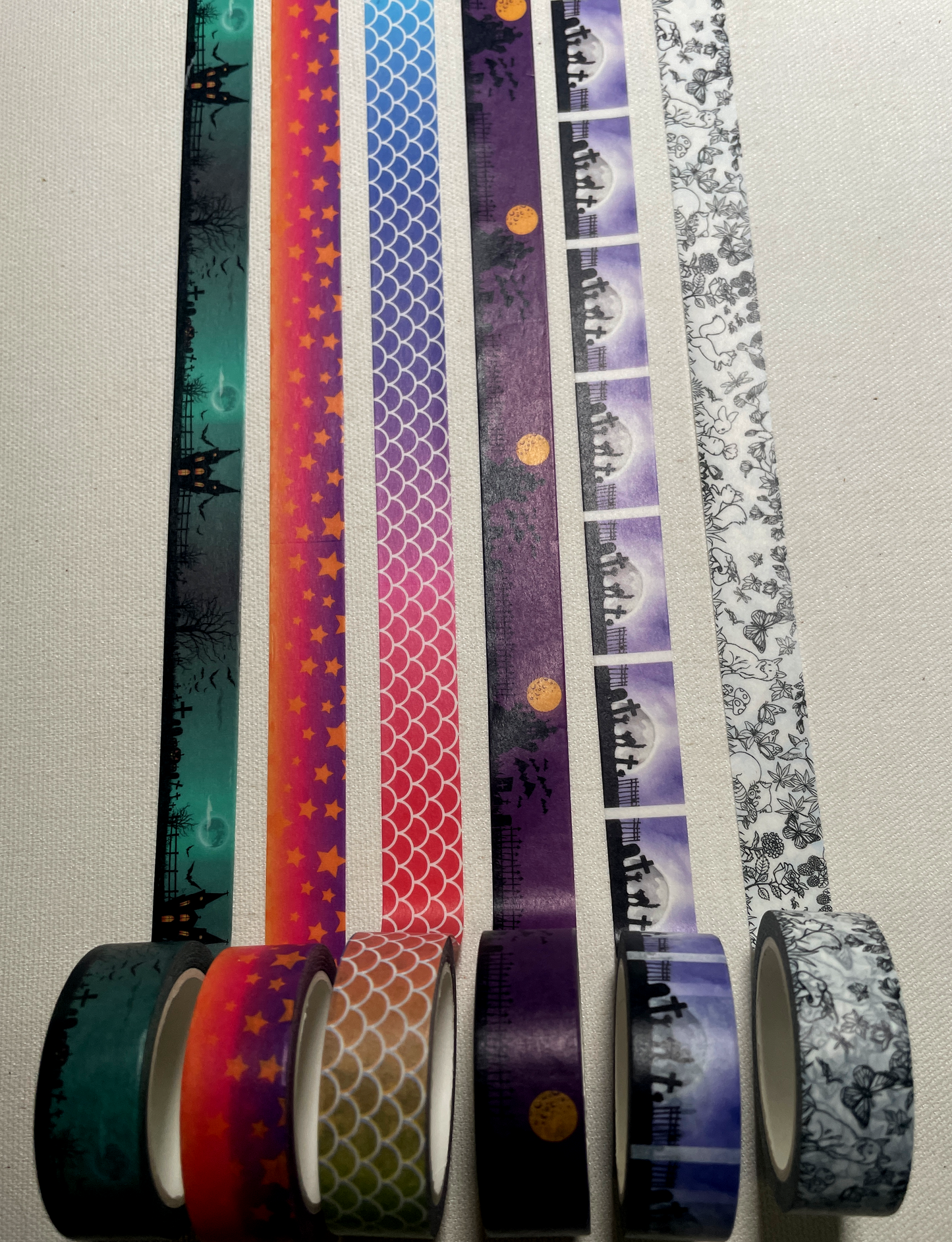 15 mm gruseliges Washi Tape für Diamond Art, Diamond Dots Leinwände