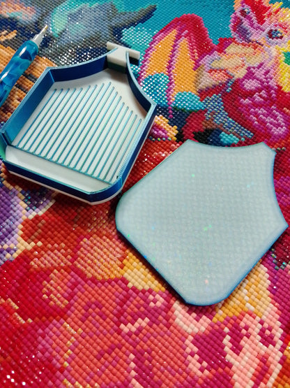 Smol Dragon Diamond Art Tray – Who Needs Washi Tape? Not You! – Our Smallest Dragon Tray in White Belly Colour Options