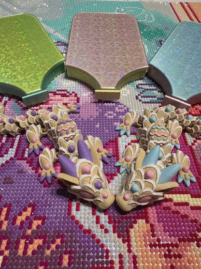 Easter Cookie Dragon Box - 2 Dragon Trays and Easter Cookie Dragon Painter Mate!