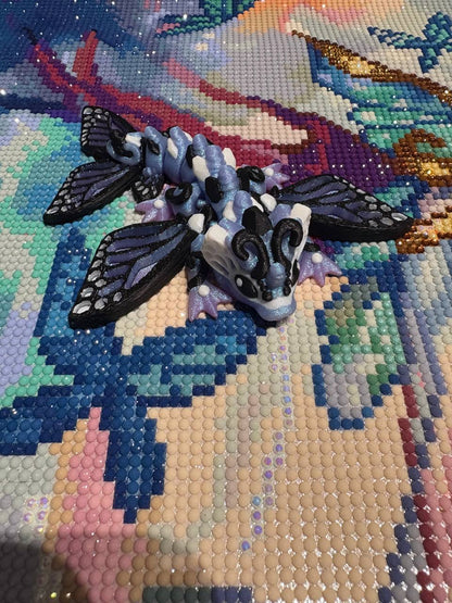 Tiny Butterfly Dragon Tray Box - 2 Dragon Trays and Tiny Butterfly Dragon Painter Paint!