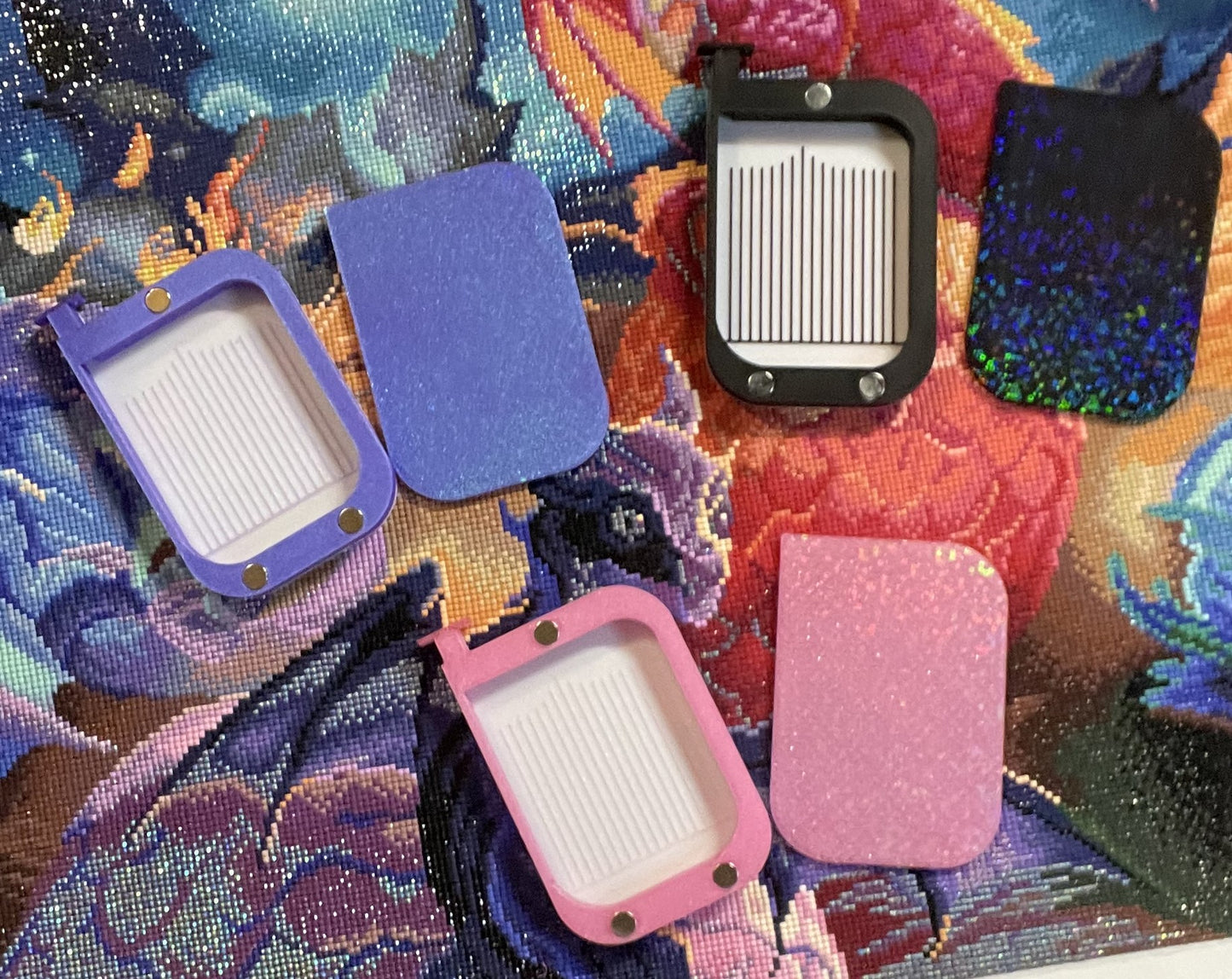 Deluxe Diamond Art Tablett in Seidenfarben für Diamantpunkte, 5D-Malerei, Diamantmalerei-Bohrer