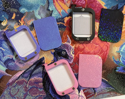 Deluxe Diamond Art Tablett in Seidenfarben für Diamantpunkte, 5D-Malerei, Diamantmalerei-Bohrer