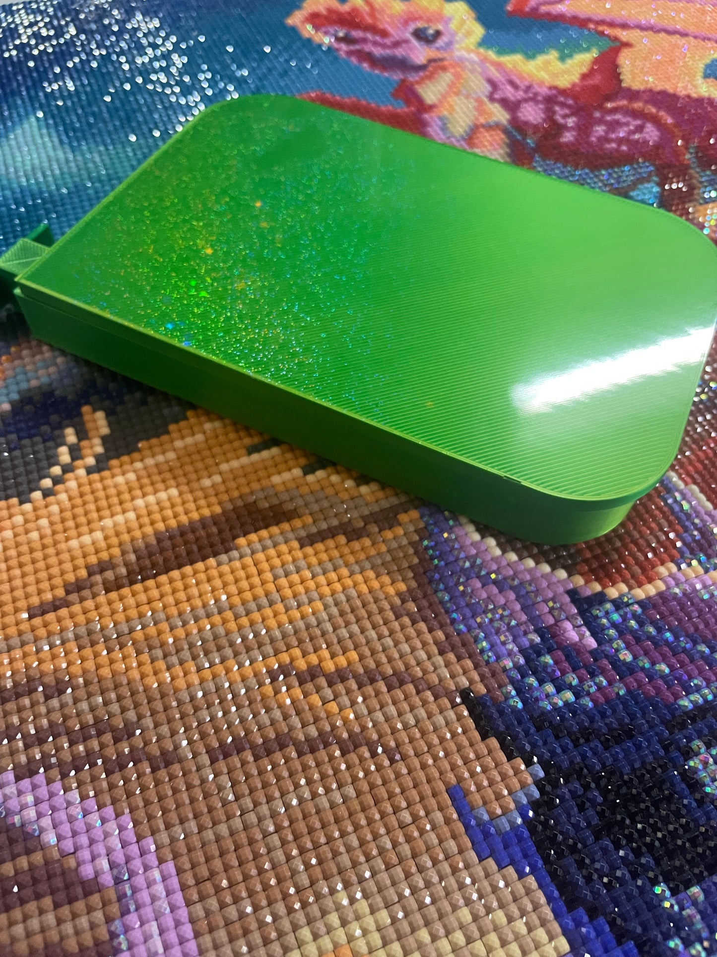 Deluxe Diamond Art Tablett in Seidenfarben für Diamantpunkte, 5D-Malerei, Diamantmalerei-Bohrer