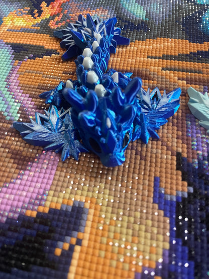Diamond Painters Little Mates Dragon painting partner, with valentines dragons