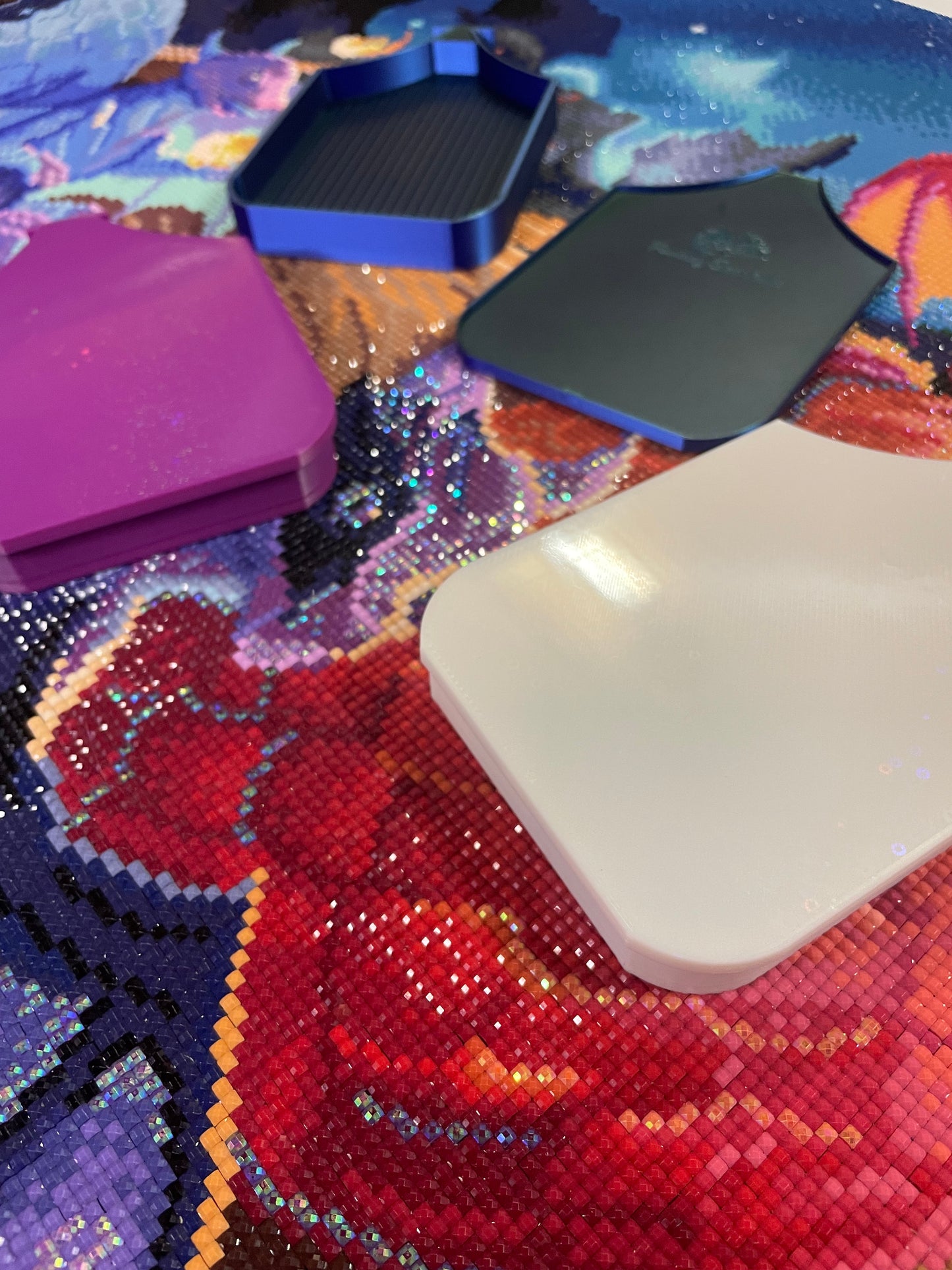 Dragonling Diamond Art Tray In One Colourway– Who Needs Washi Tape? Not You!