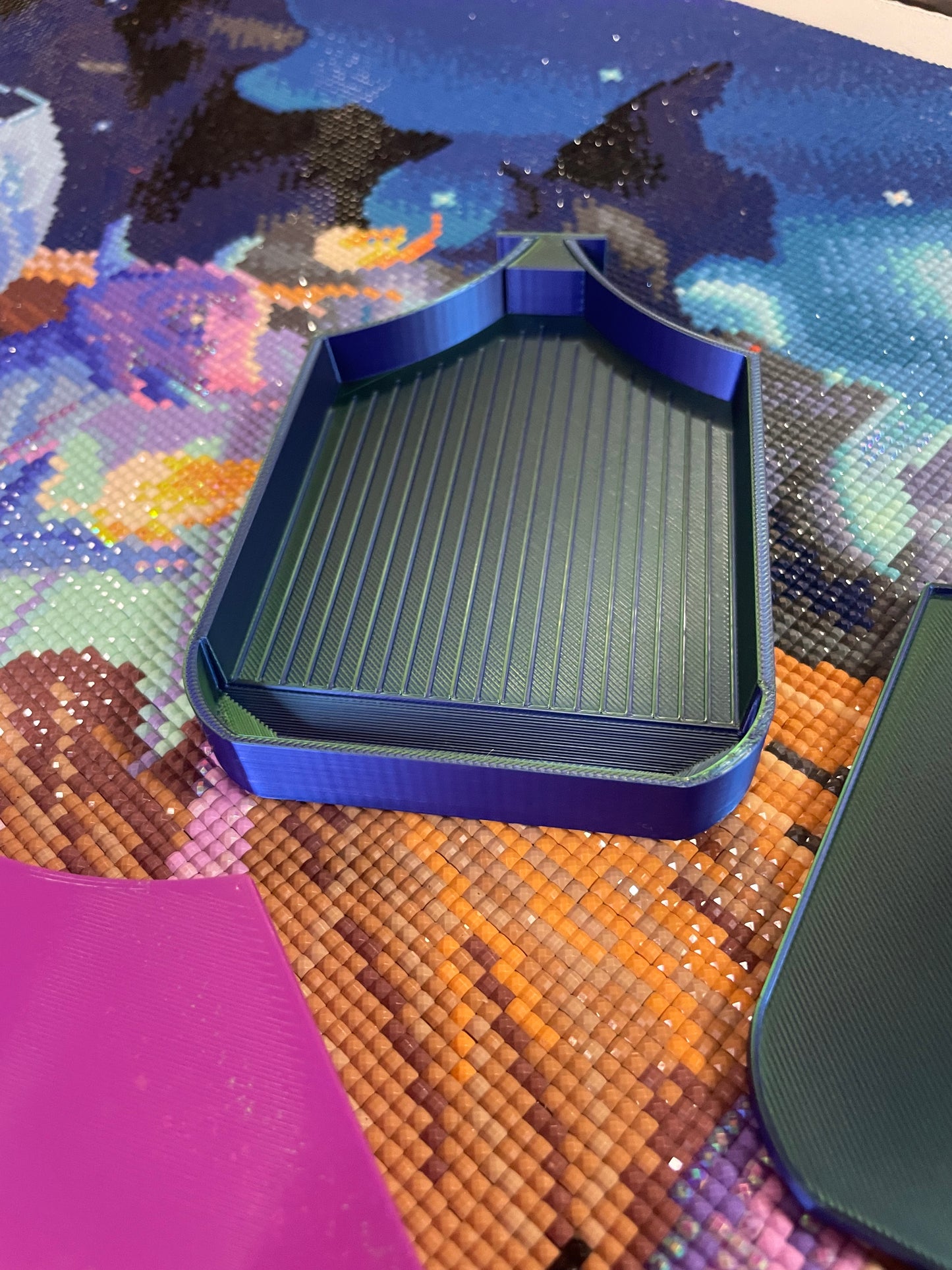 Dragonling Diamond Art Tray In One Colourway– Who Needs Washi Tape? Not You!