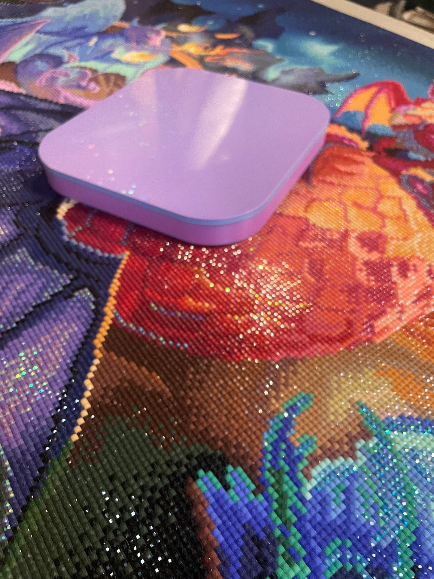 Chic Large-Sized Diamond Painting Tray, Sleek Rectangle Single Placer, Must-Have Craft Accessory, Perfect Gift for Diamond Art Fanatics