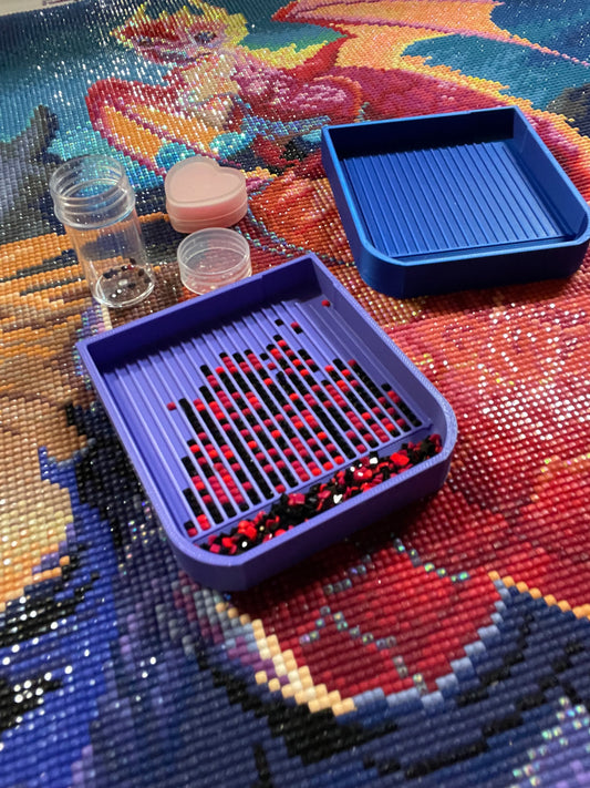 Half Scale Dragonling Diamond Art Tray– Who Needs Washi Tape? Not You!
